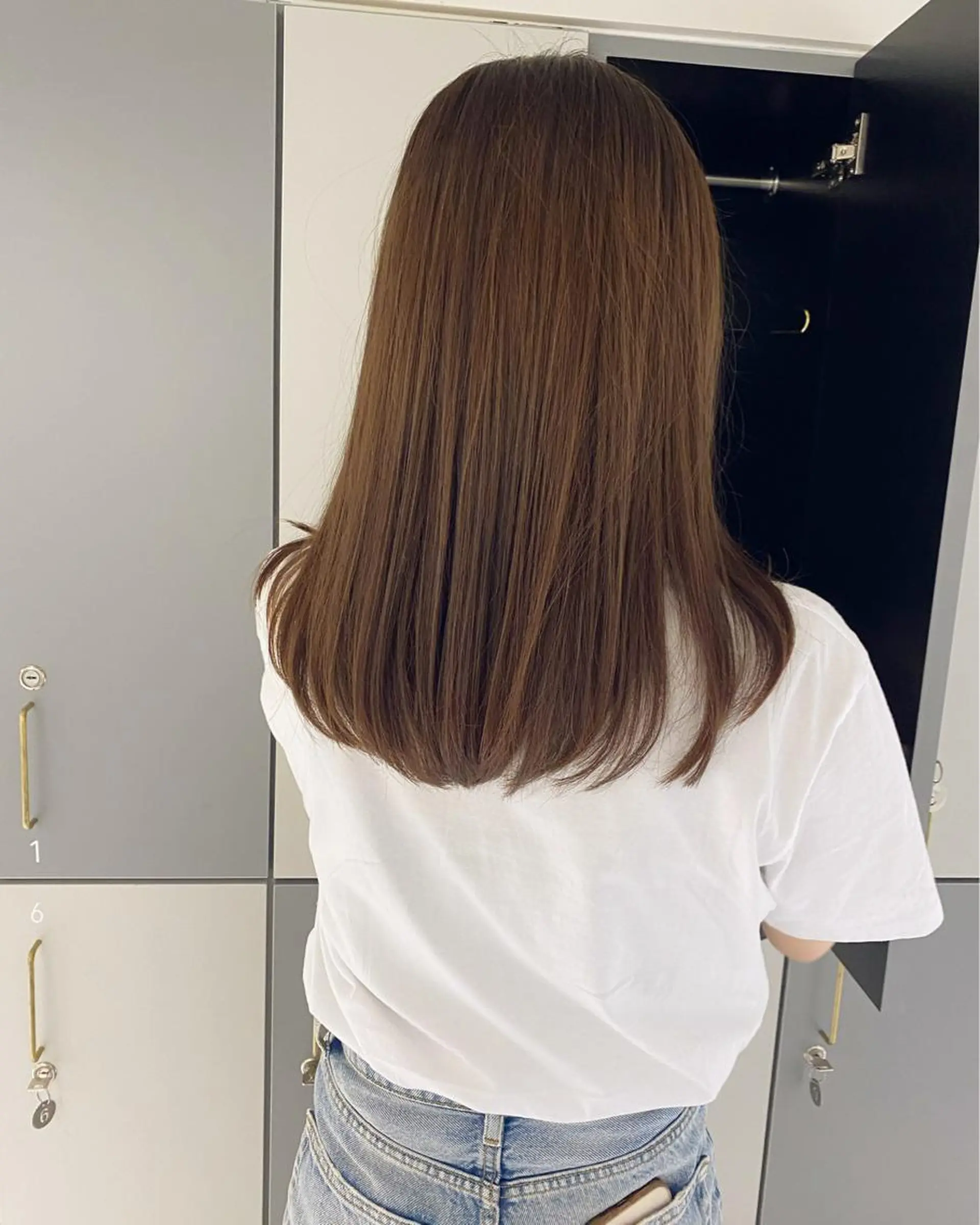 ミディアム カラー ヘアカラー トリートメント LOVESTOIKE 堂本のヘアスタイル