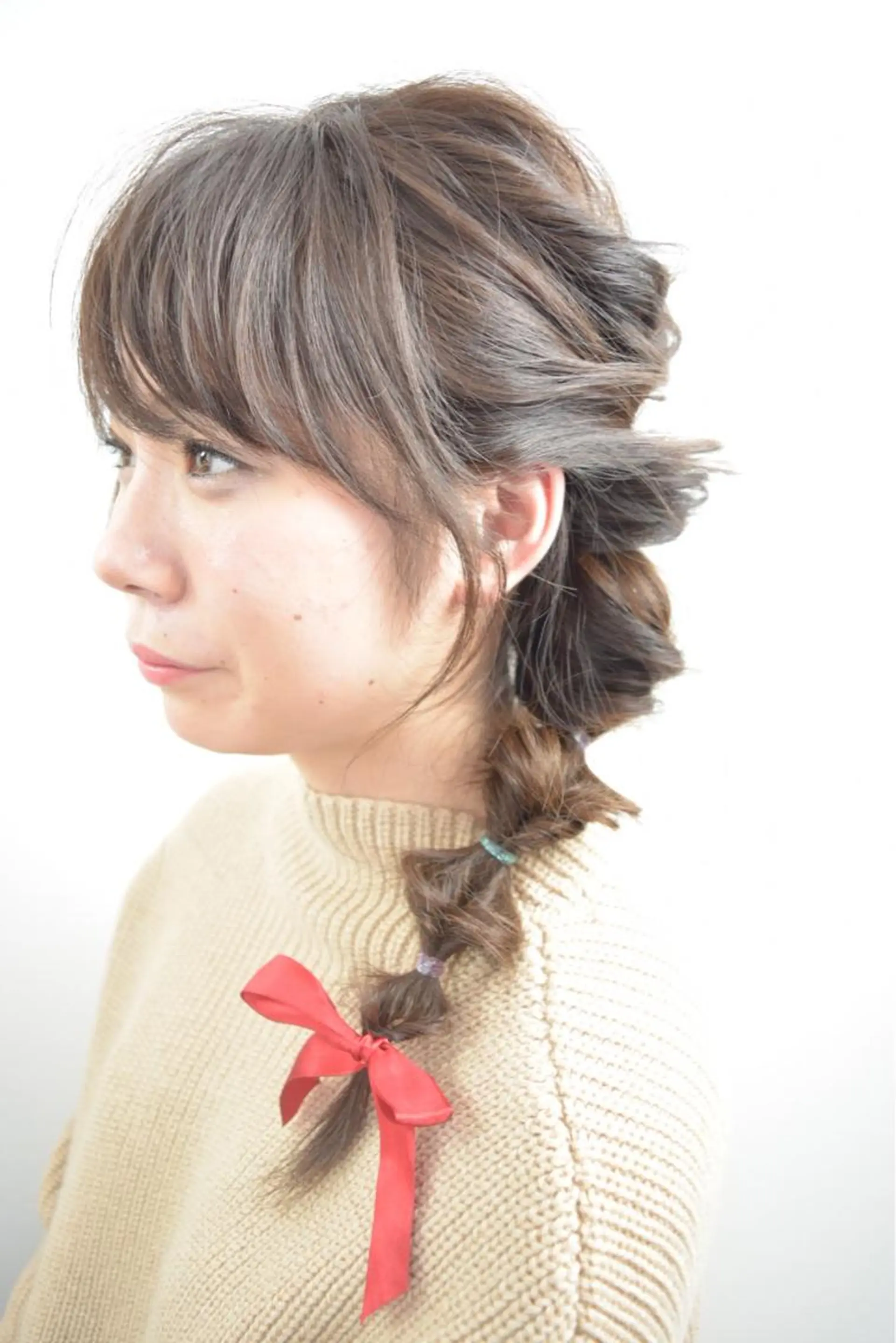 ミディアム セミロング ロング カラー ヘアアレンジ 高橋 隆一のヘアスタイル