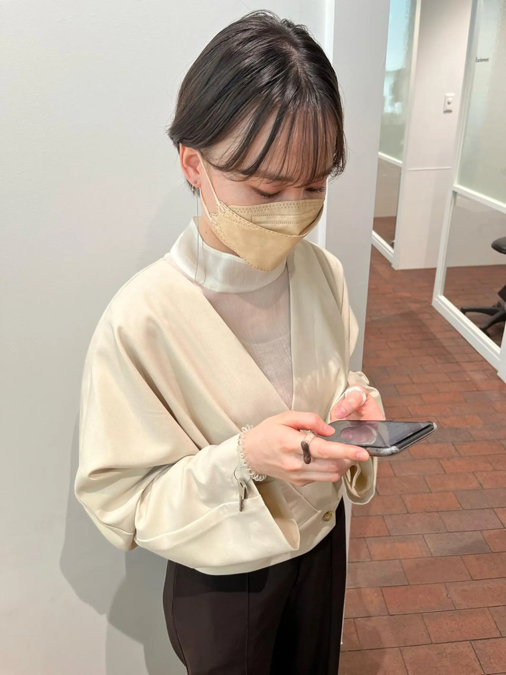 ショート Sill所属・片岡 由依のヘアスタイル