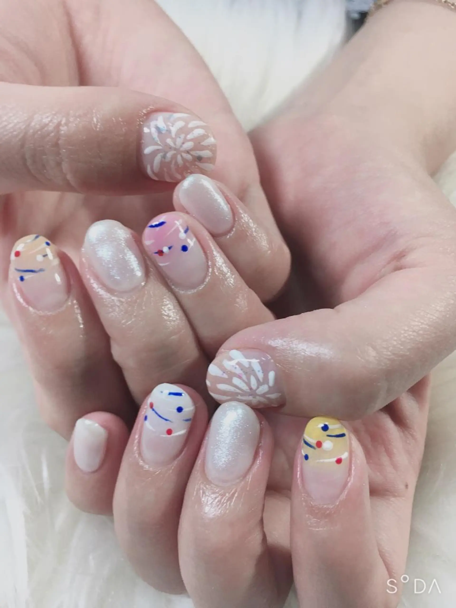 ネイル アートネイル ヨーヨーネイル ハンドネイル フットネイル miwa ミワのネイルデザイン