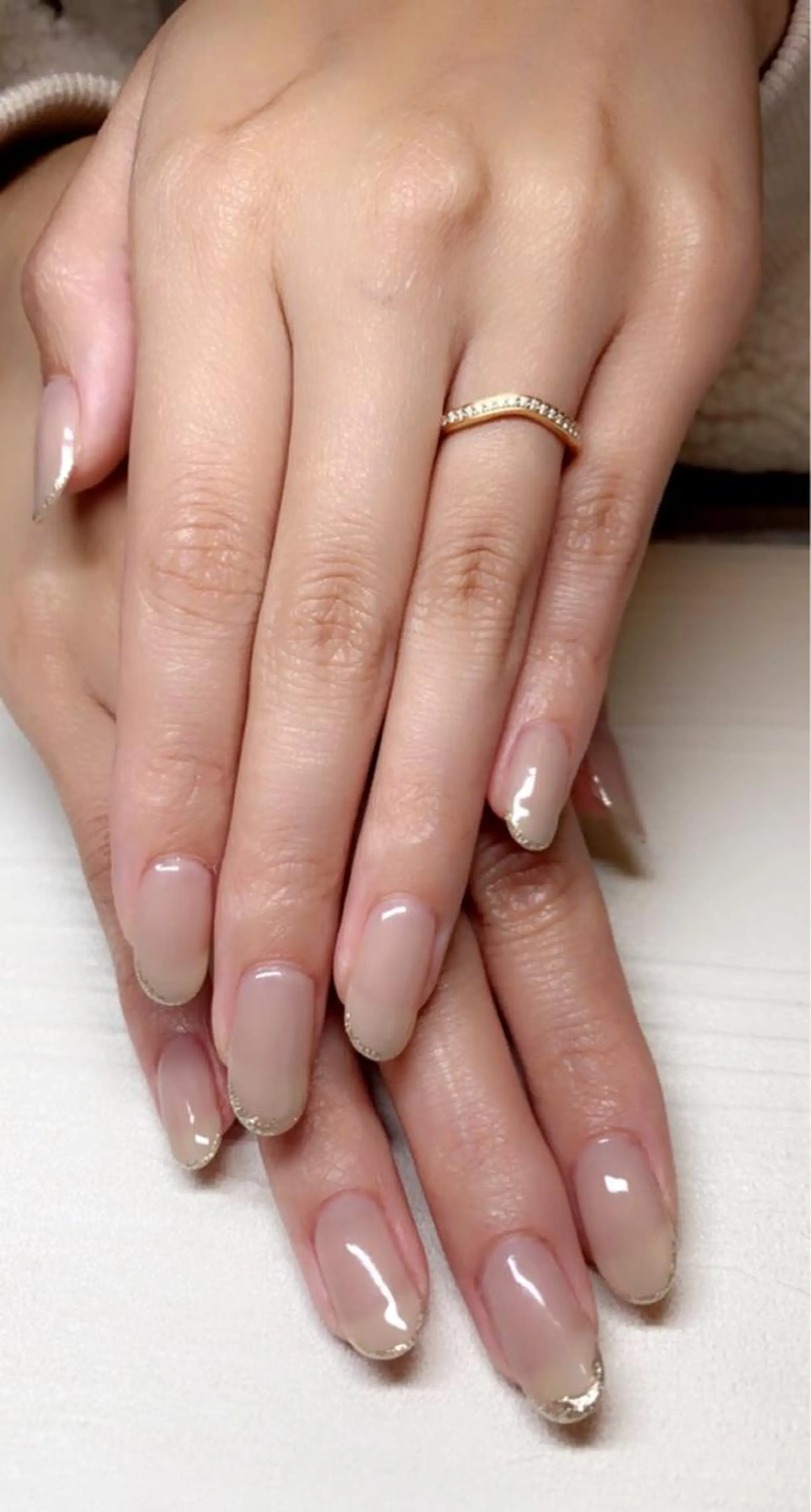ロング ハンドネイル ハンドケア aki_orenge nailのネイルデザイン