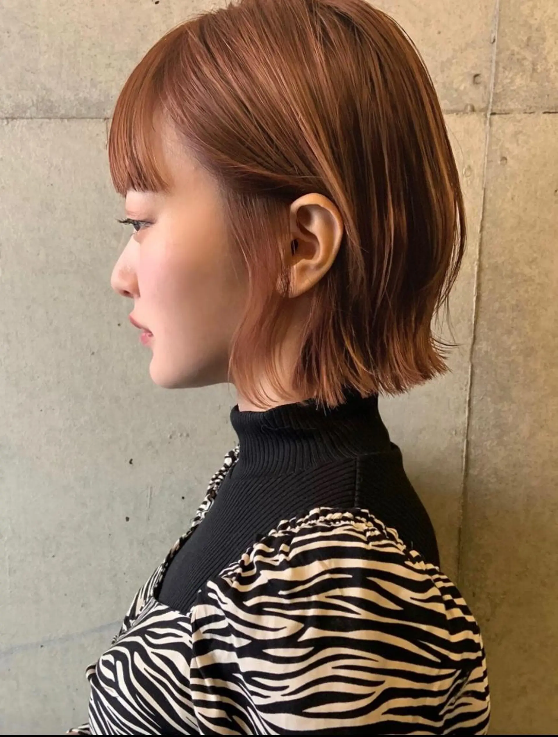 ショート カラー オレンジ ♡ma ki♡のヘアスタイル