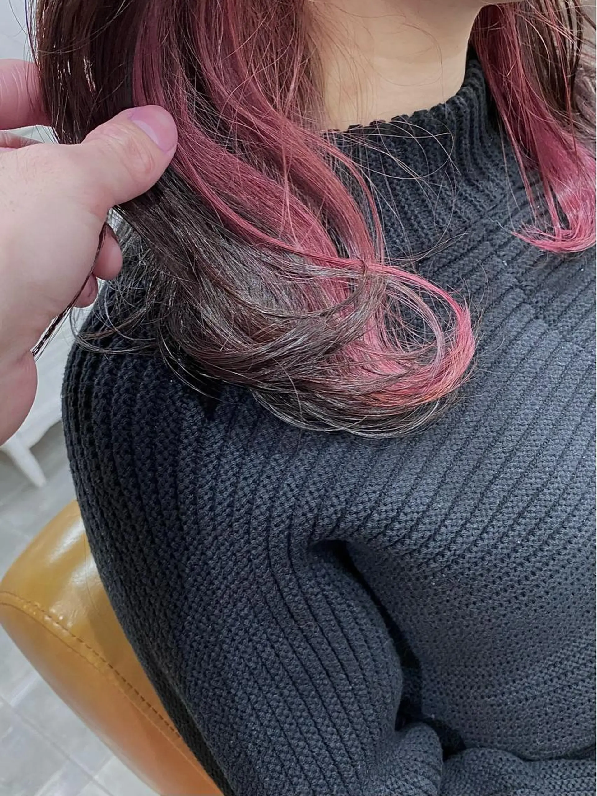 ロング SHIAN立川 及川望のヘアスタイル
