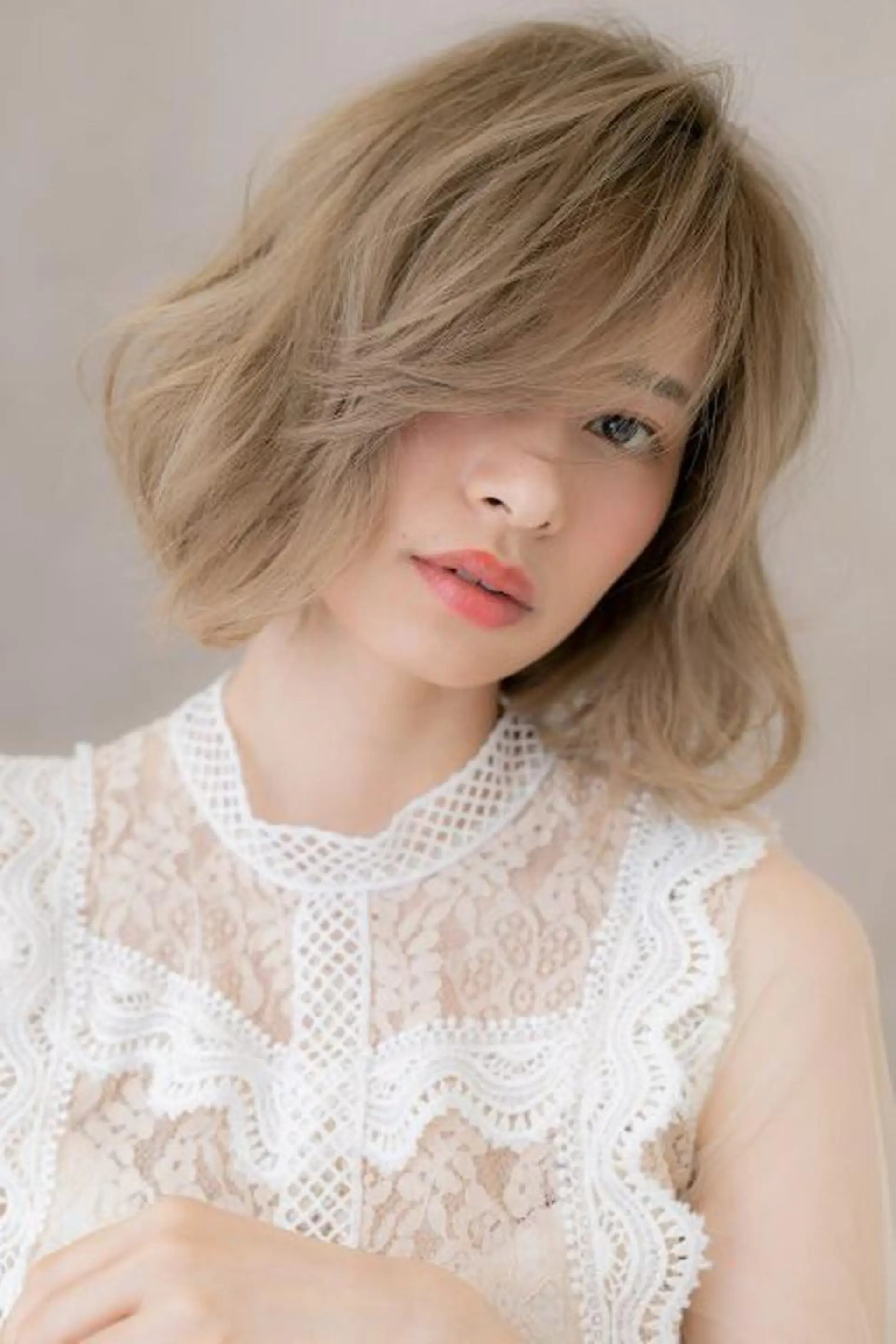 ミディアム カラー ヘアアレンジ ミディアムパーマ COVER HAIR bliss川口東口駅前店所属・似合わせスタイル🫧 木村夏暢のヘアスタイル