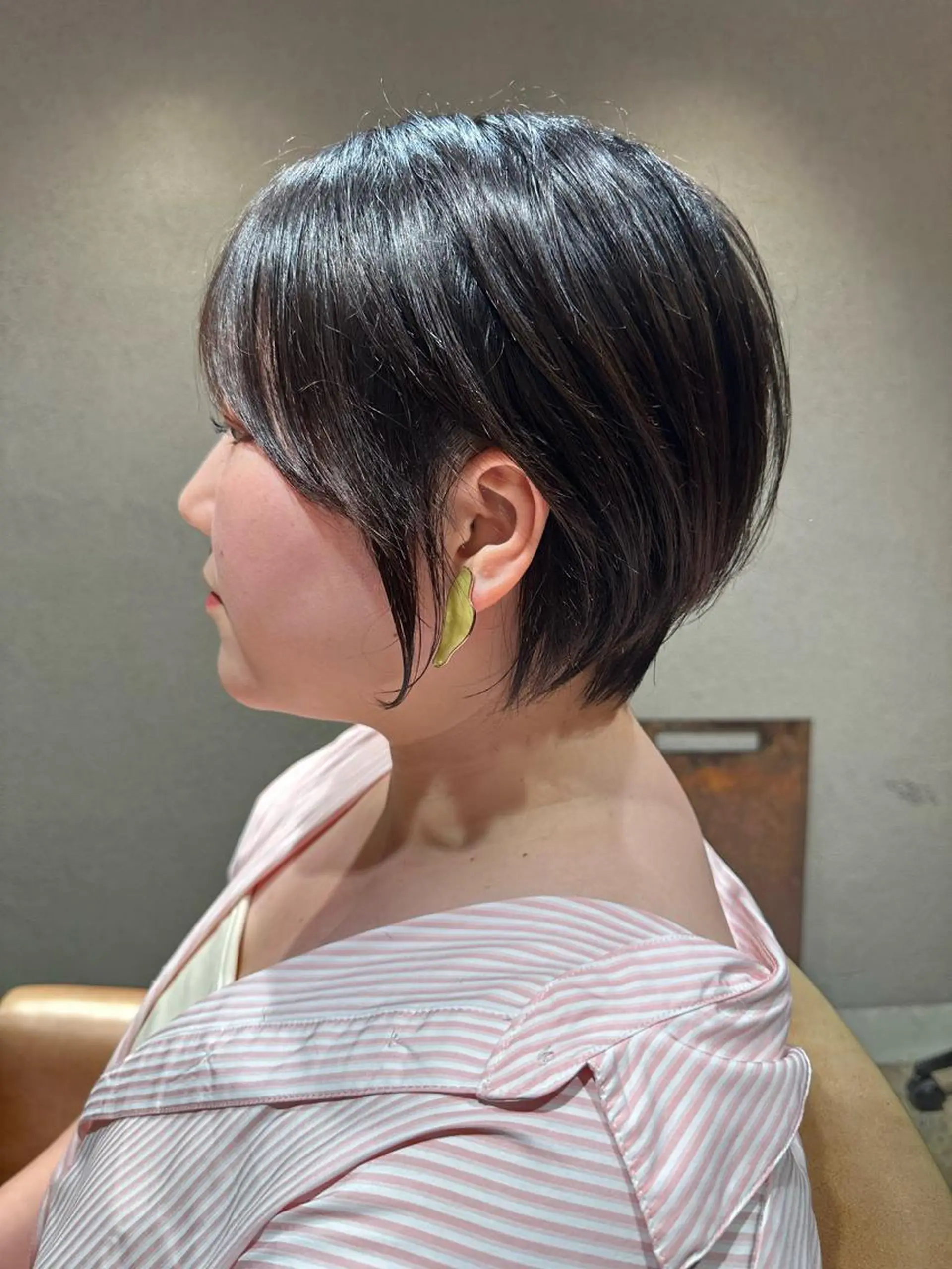 ショート カット ヘアカラー トリートメント 似合わせ松本 容政のヘアスタイル