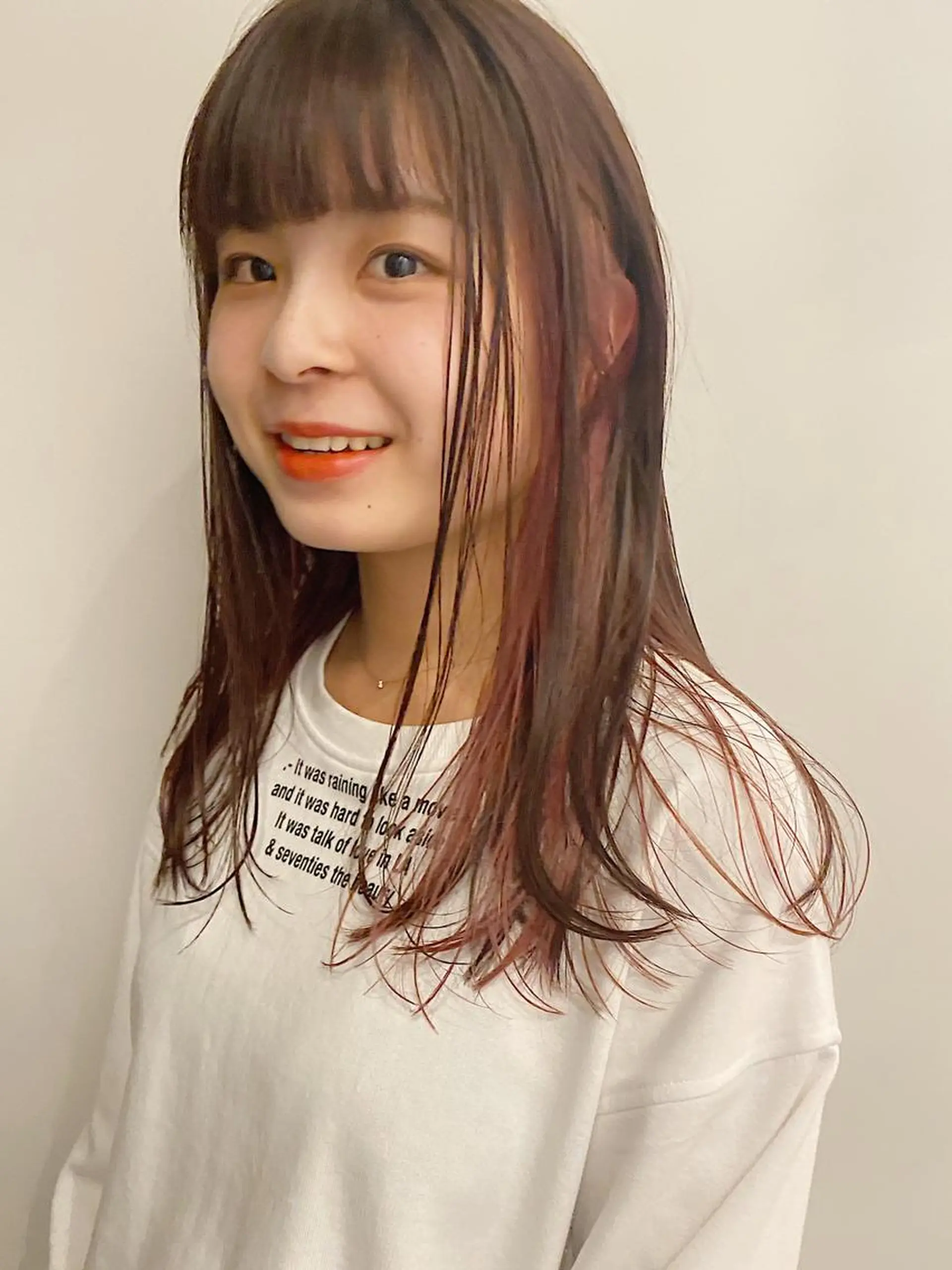 ロング カラー ピンクカラー Pros所属・nana/レイヤー /酸性ストレートのヘアスタイル