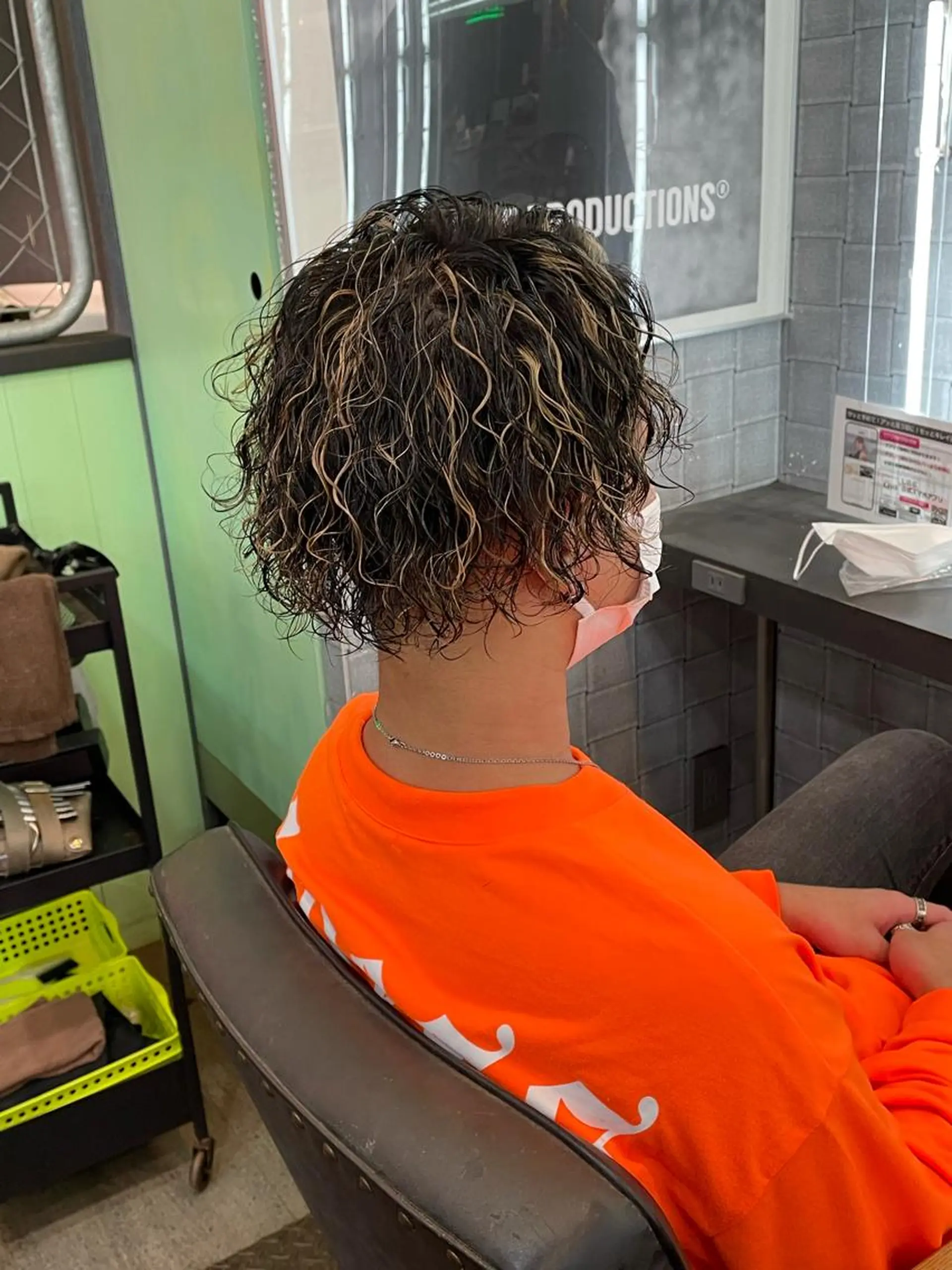 カラー パーマ メンズ カット パーマ トリートメント Le'a所属・渋谷/フェード/ 國分 翔のヘアスタイル