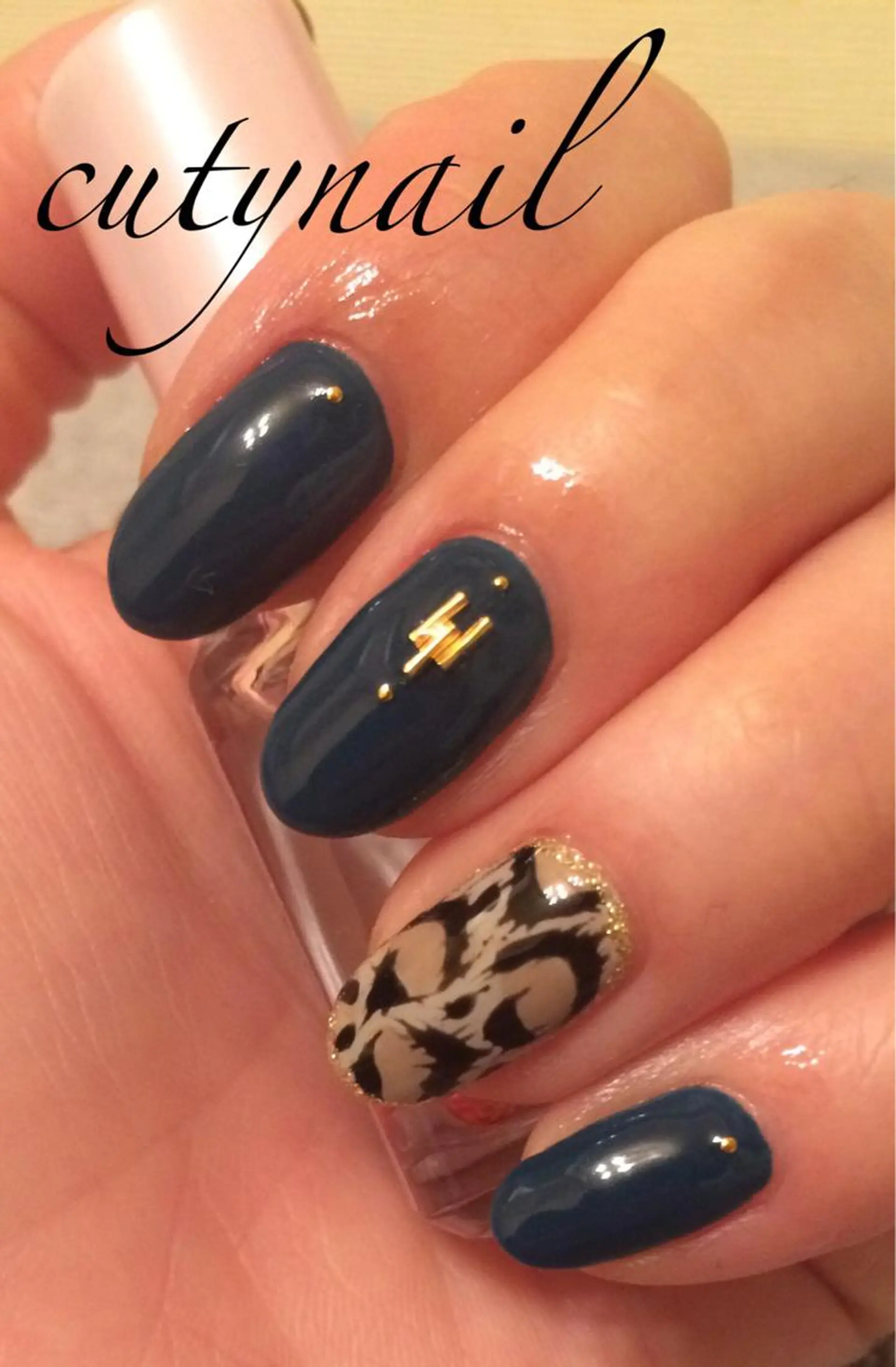 ネイル アニマル柄 ジェルネイル cuty nailのネイルデザイン