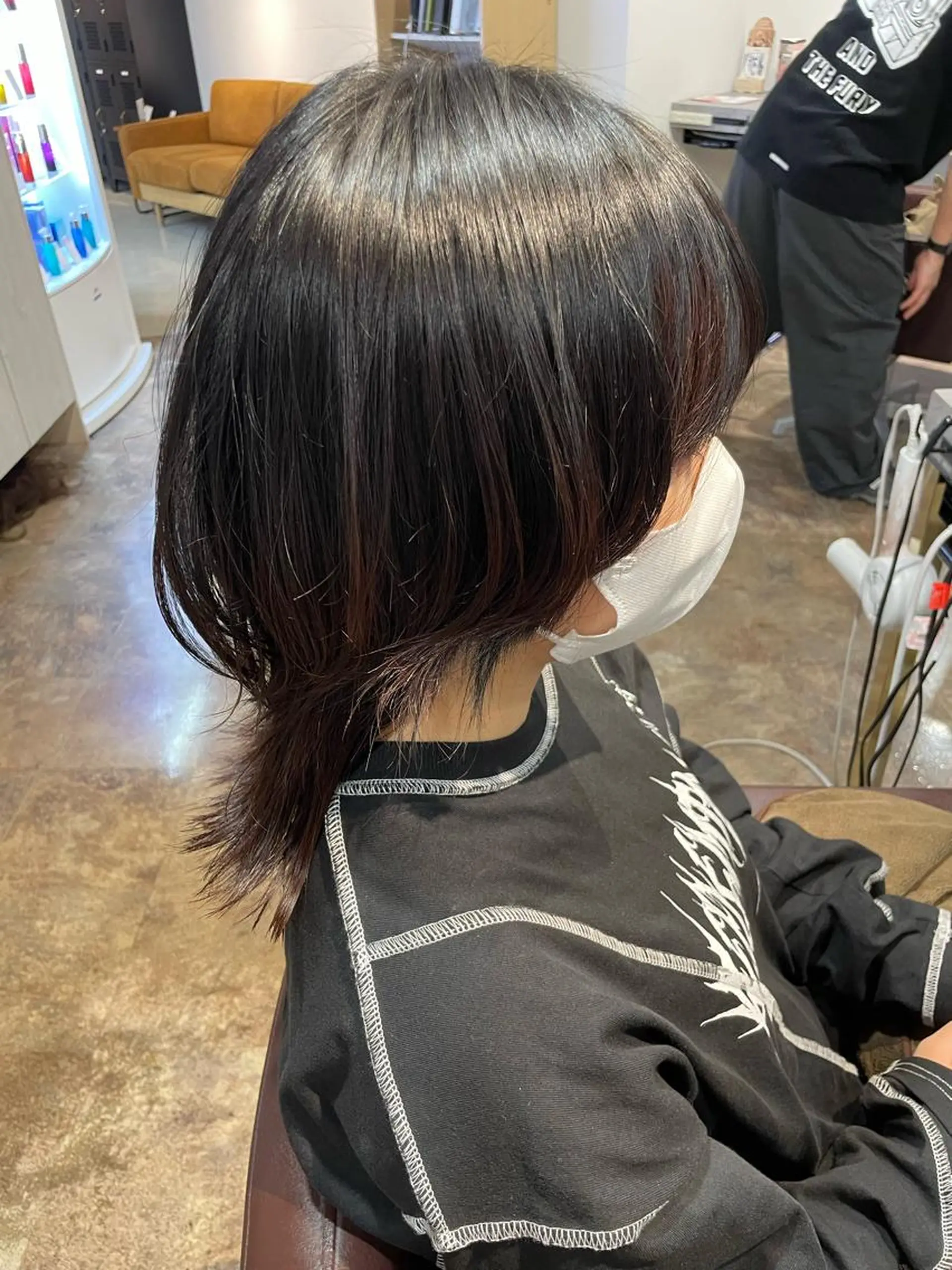 ミディアム ボブ 顔周りカット 森 愛佳のヘアスタイル