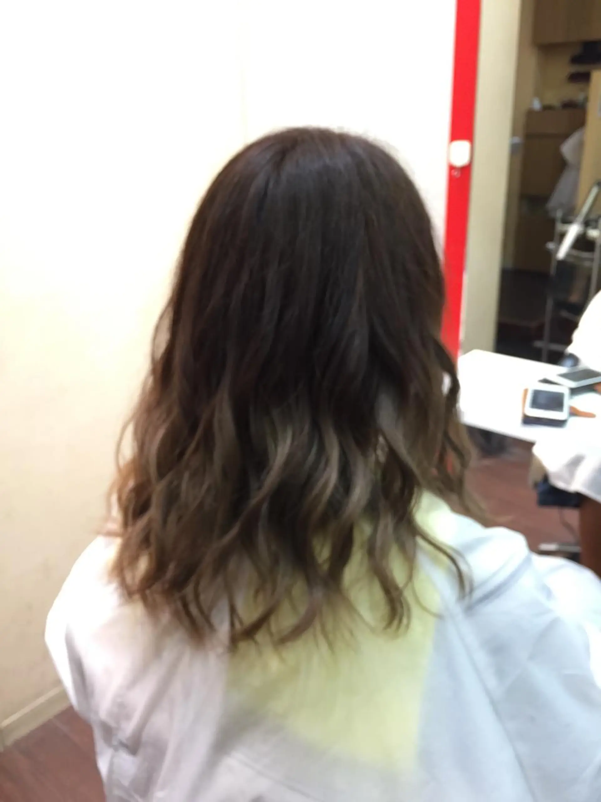 ロング カラー グラデーションカラー ヘアカラー たけい ゆうきのヘアスタイル