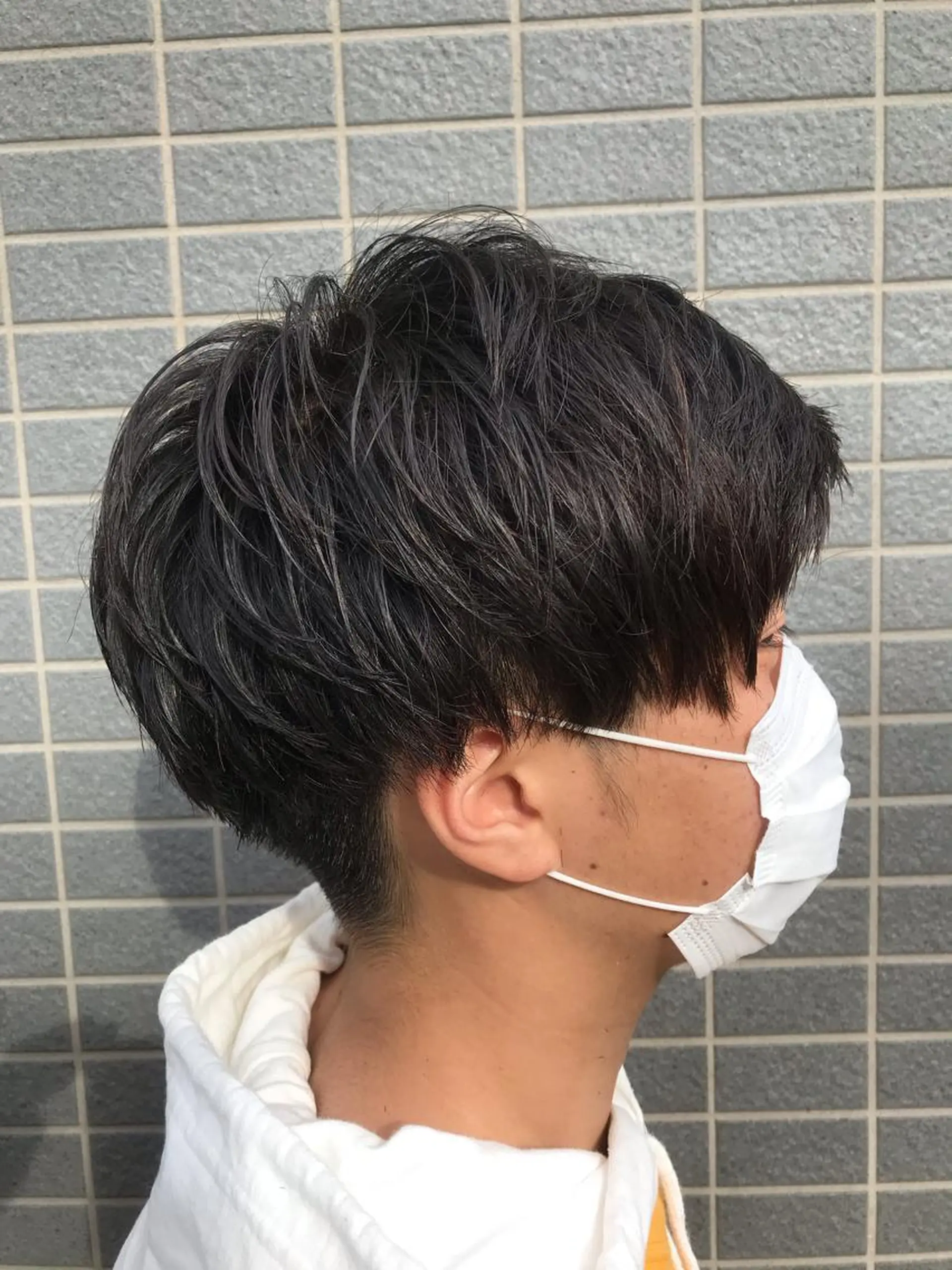 ショート メンズ マッシュ スズキ シオリのヘアスタイル