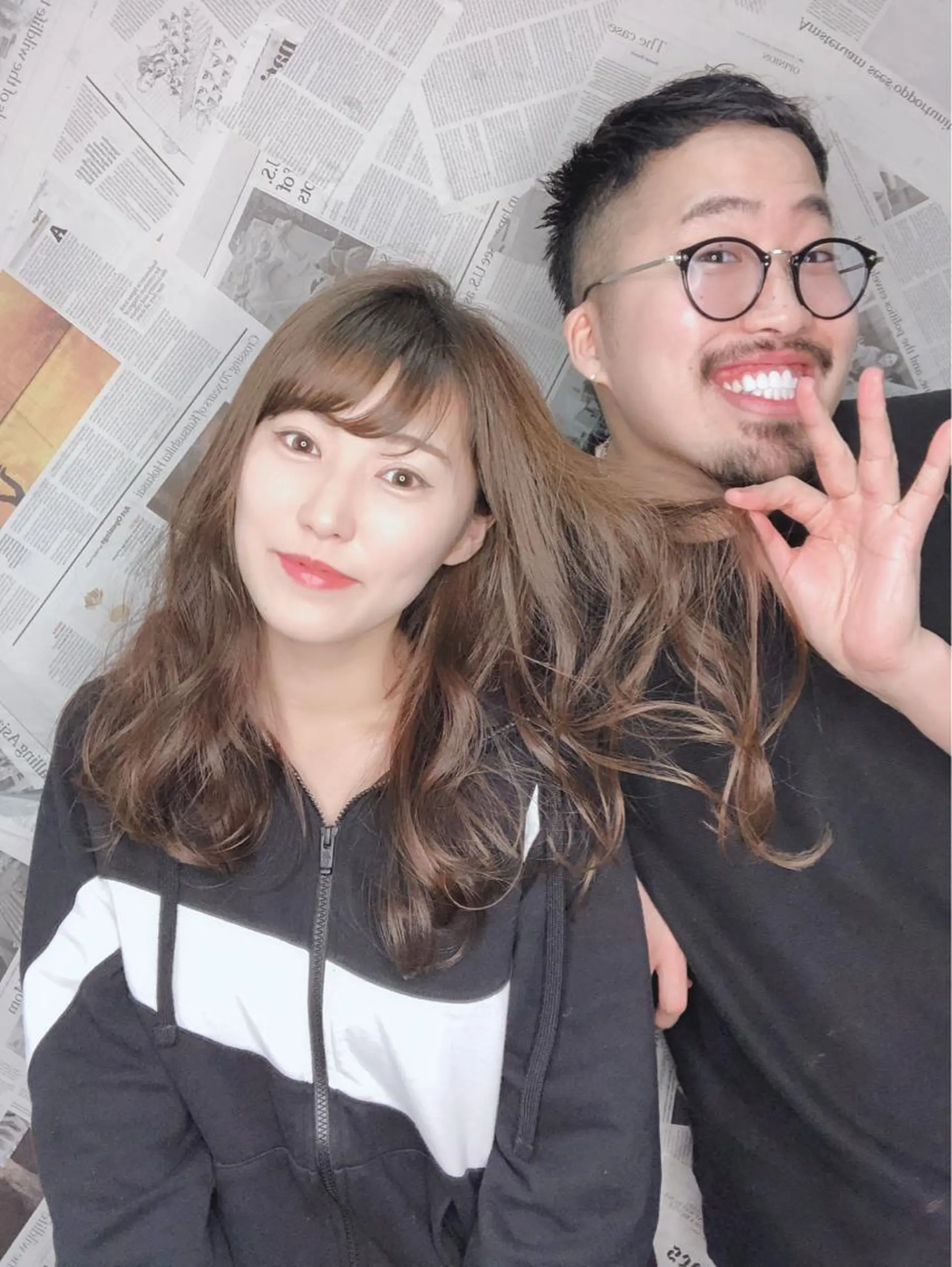 セミロング カット ヘアカラー トリートメント Toiro 中目黒のヘアスタイル