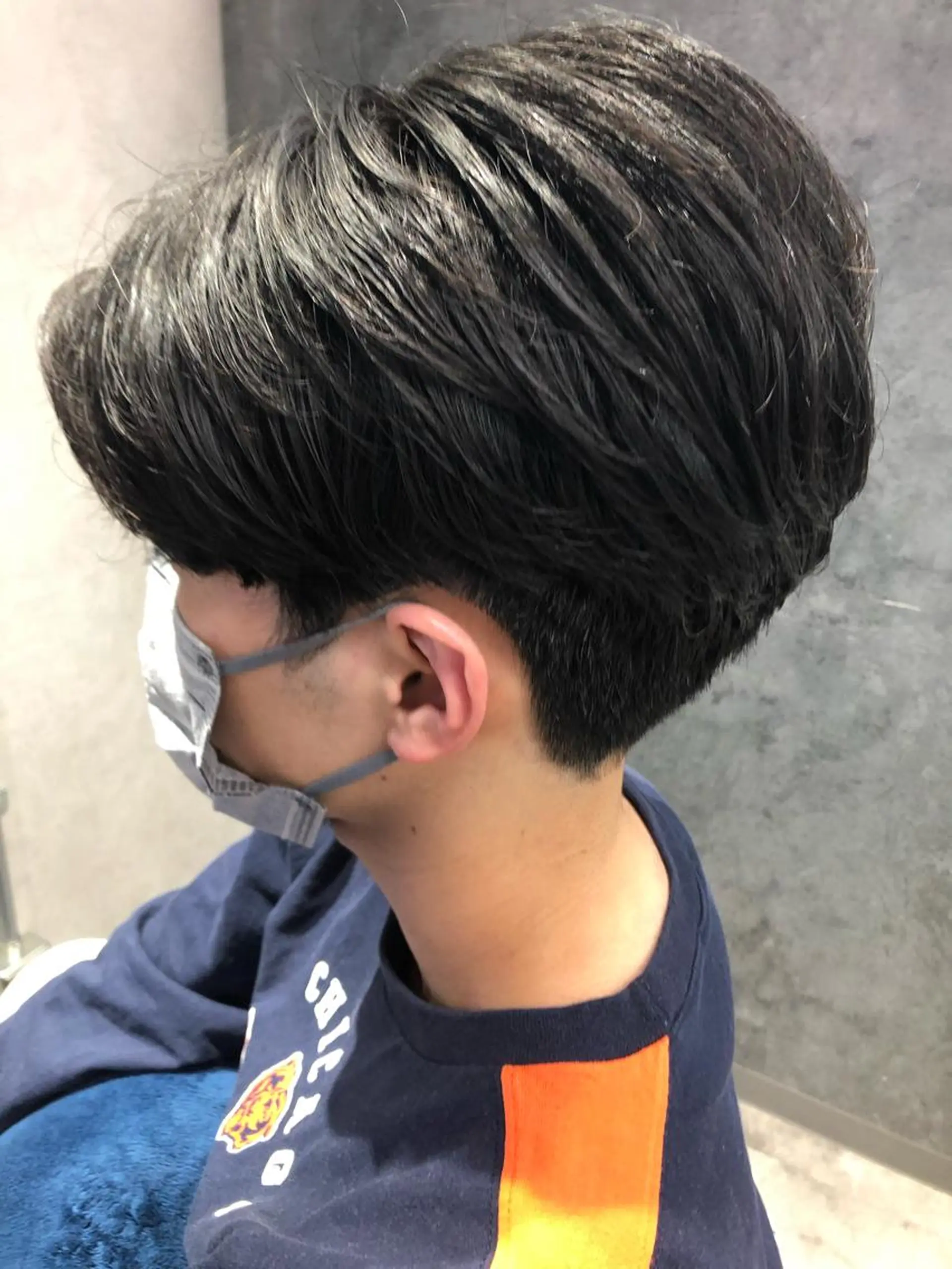パーマ メンズ センターパート メンズパーマ カット パーマ トリートメント Noy所属・Noyヨシモト ヒロトのヘアスタイル
