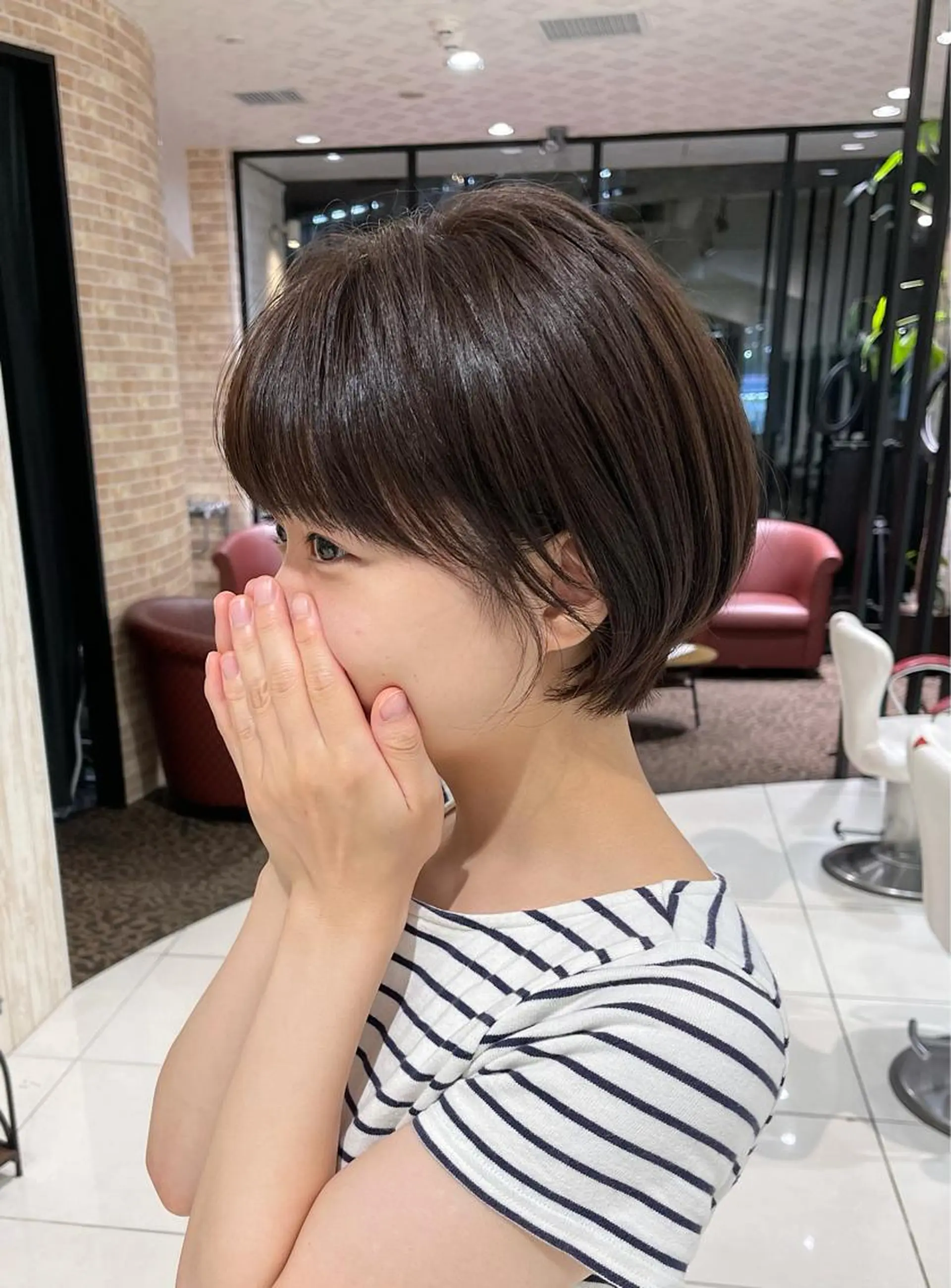 ショート ショートボブ ハンサムショート 丸みショート ボブ ショートヘア 荻窪/ショートヘア✨ ショートボブ長松大哉のヘアスタイル