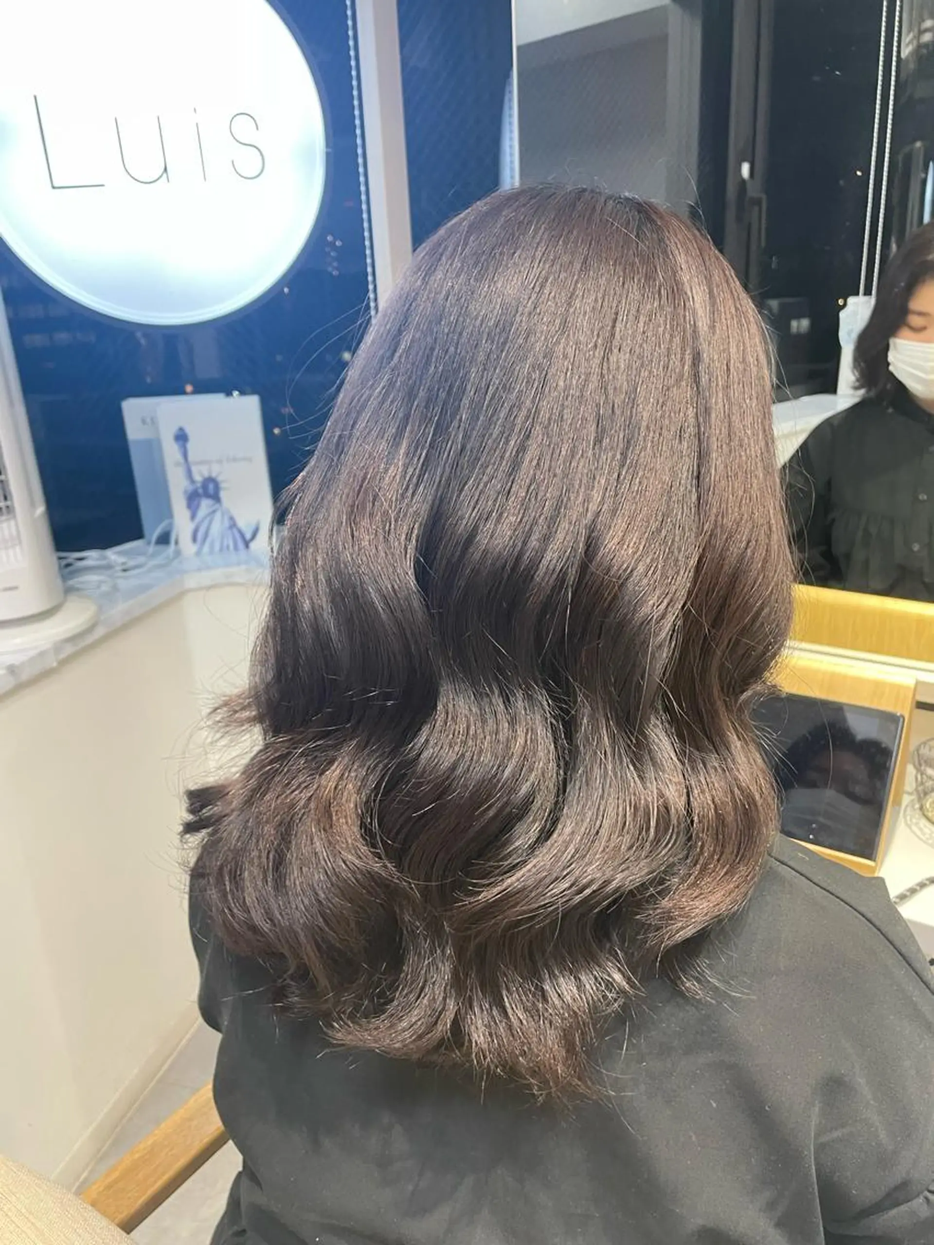 ミディアム fuka/梅田/ ミルクティーベージュのヘアスタイル