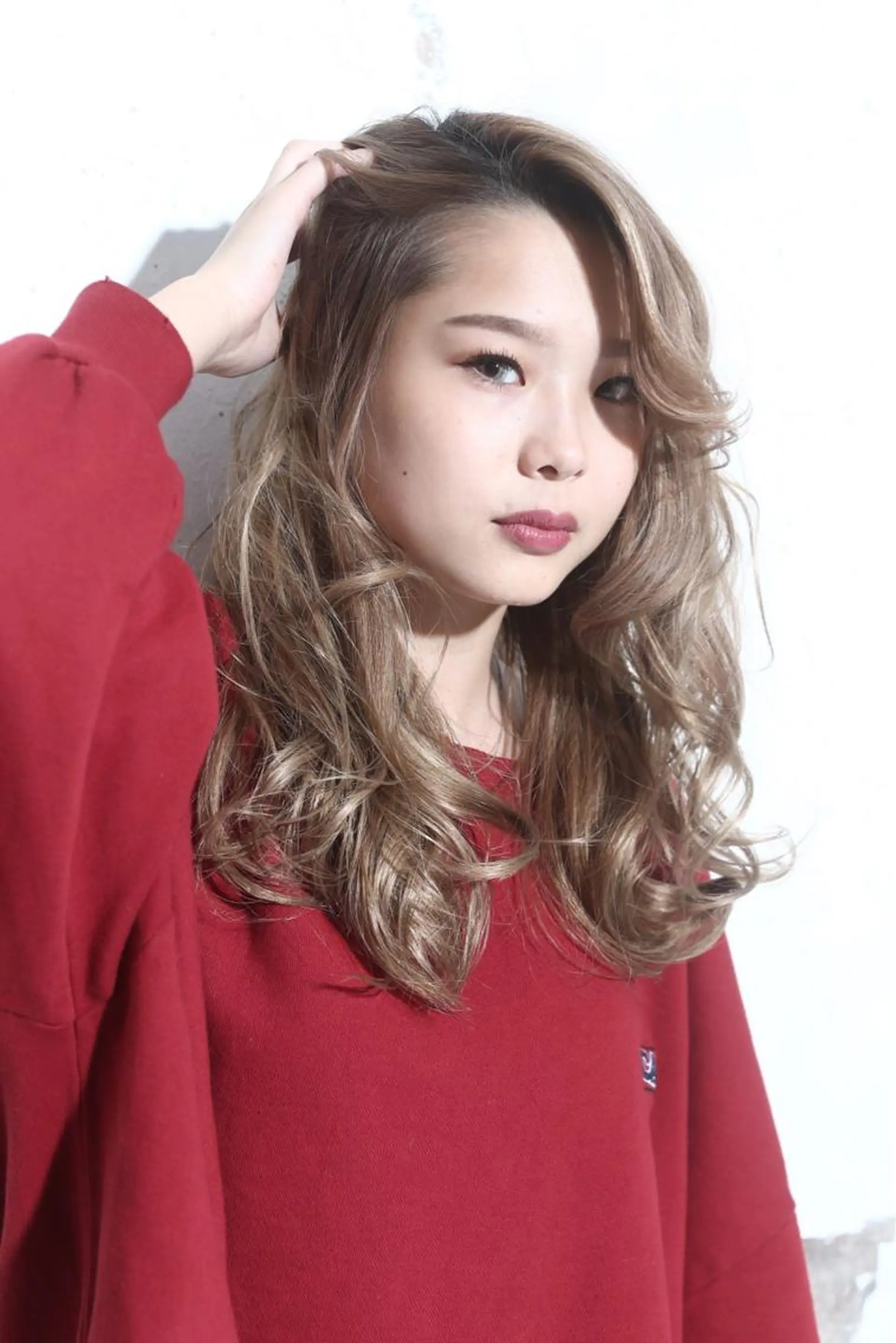 セミロング カラー 地毛風ストレート ⚡️下ノ村柊斗⚡️のヘアスタイル