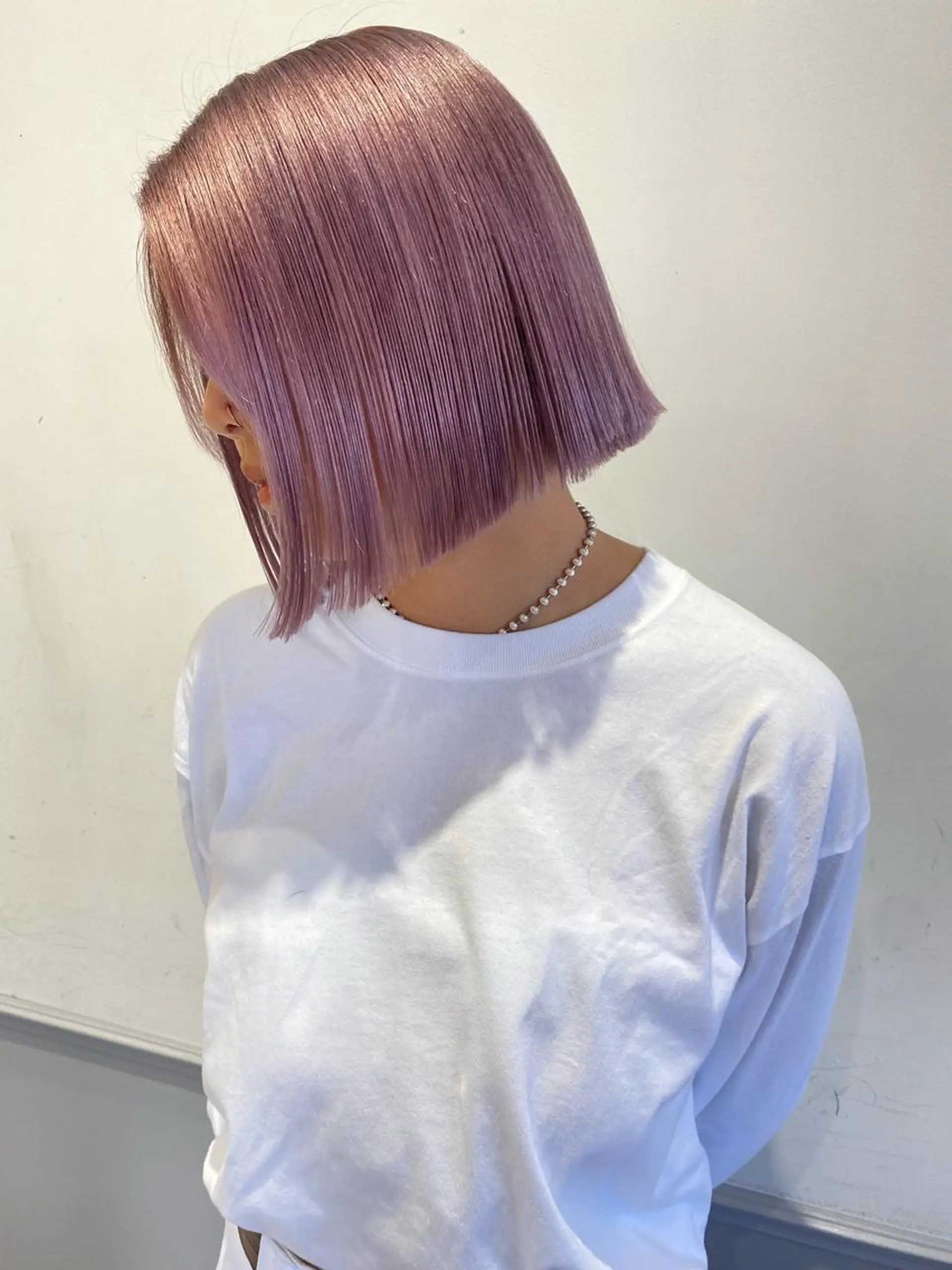 ミディアム sliver renのヘアスタイル