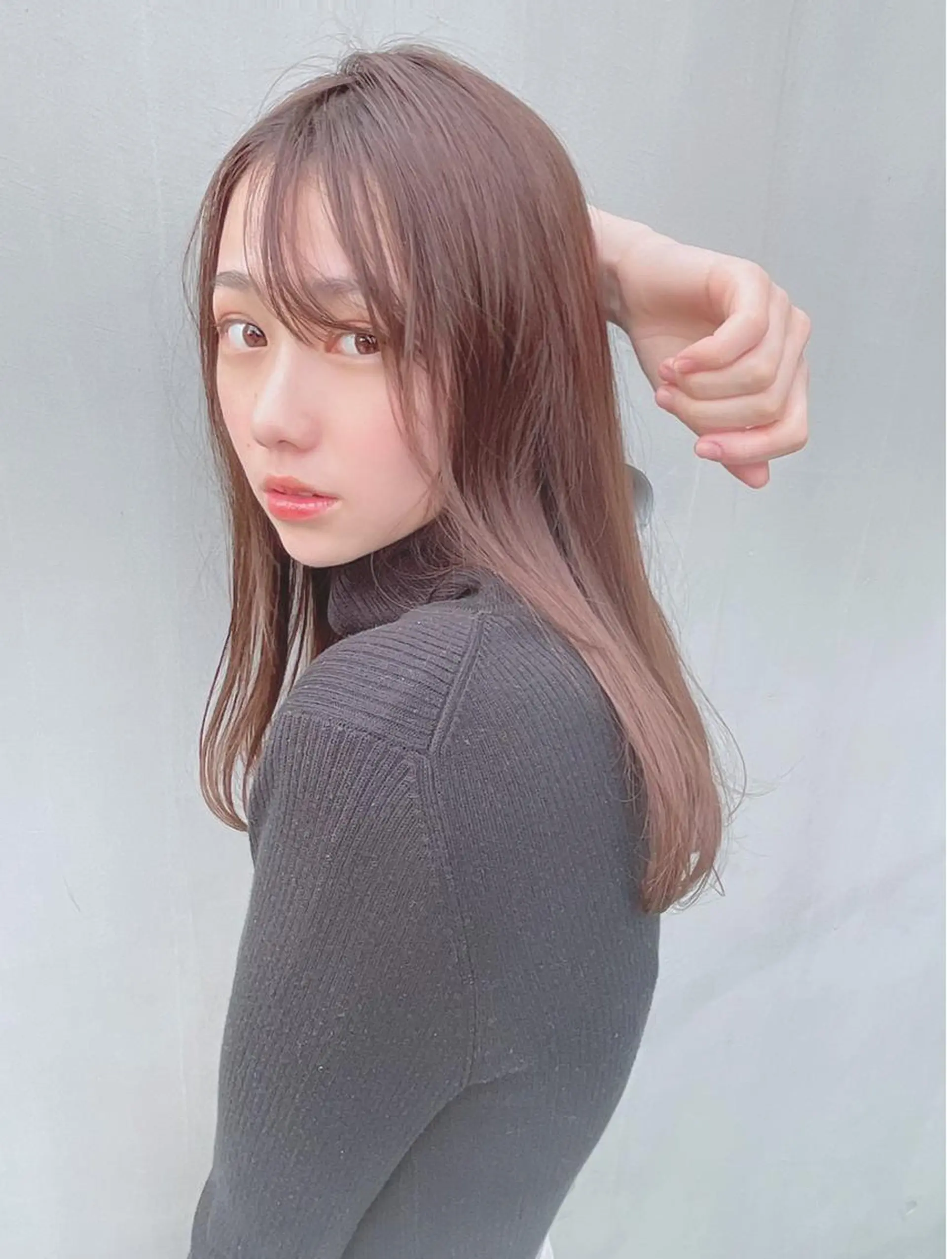 ロング カラー パーマ ヘアアレンジ 【公式】amble luxe池袋東口💛のヘアスタイル