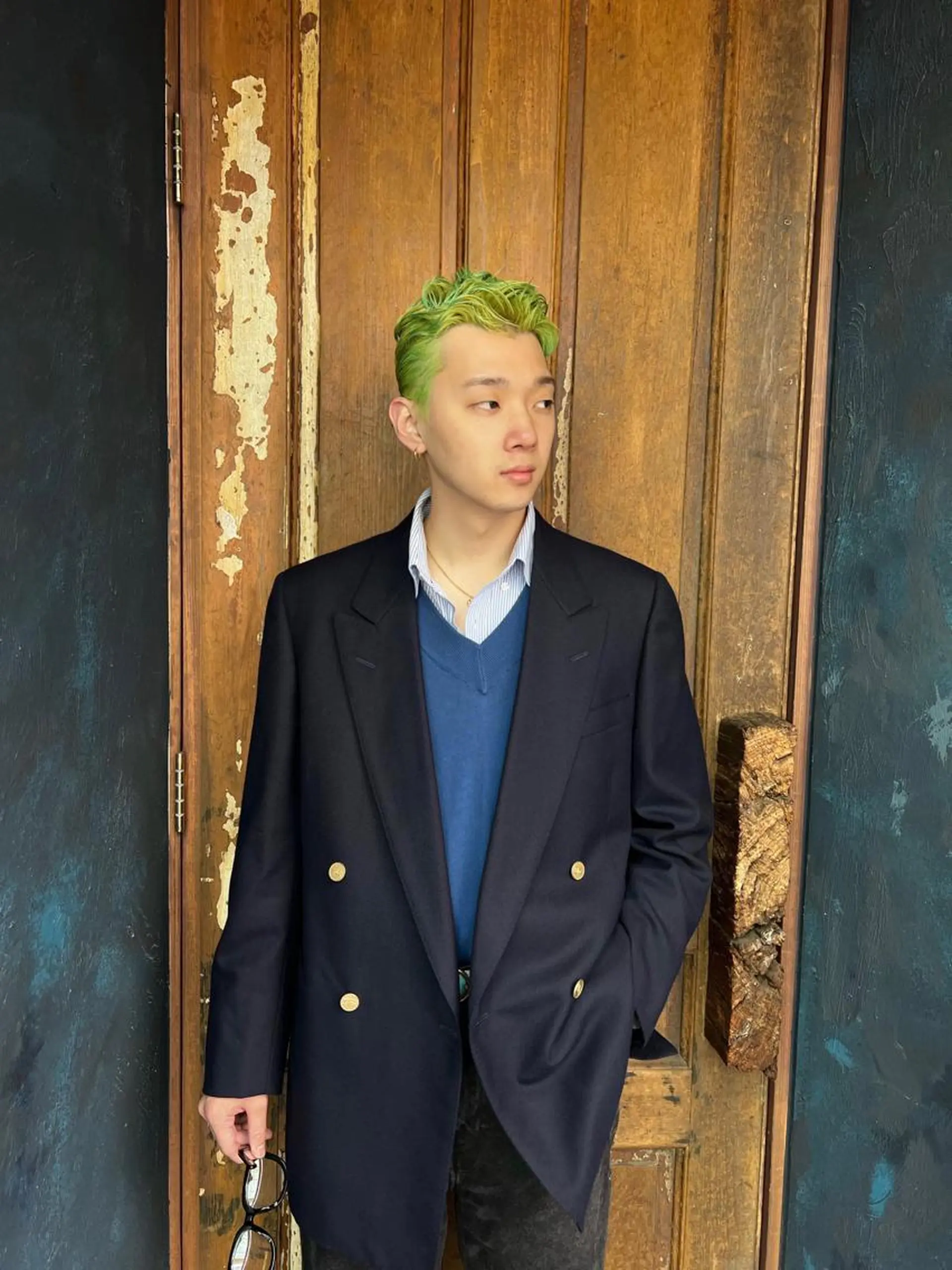 ショート カラー メンズカット・パーマ eliasのヘアスタイル