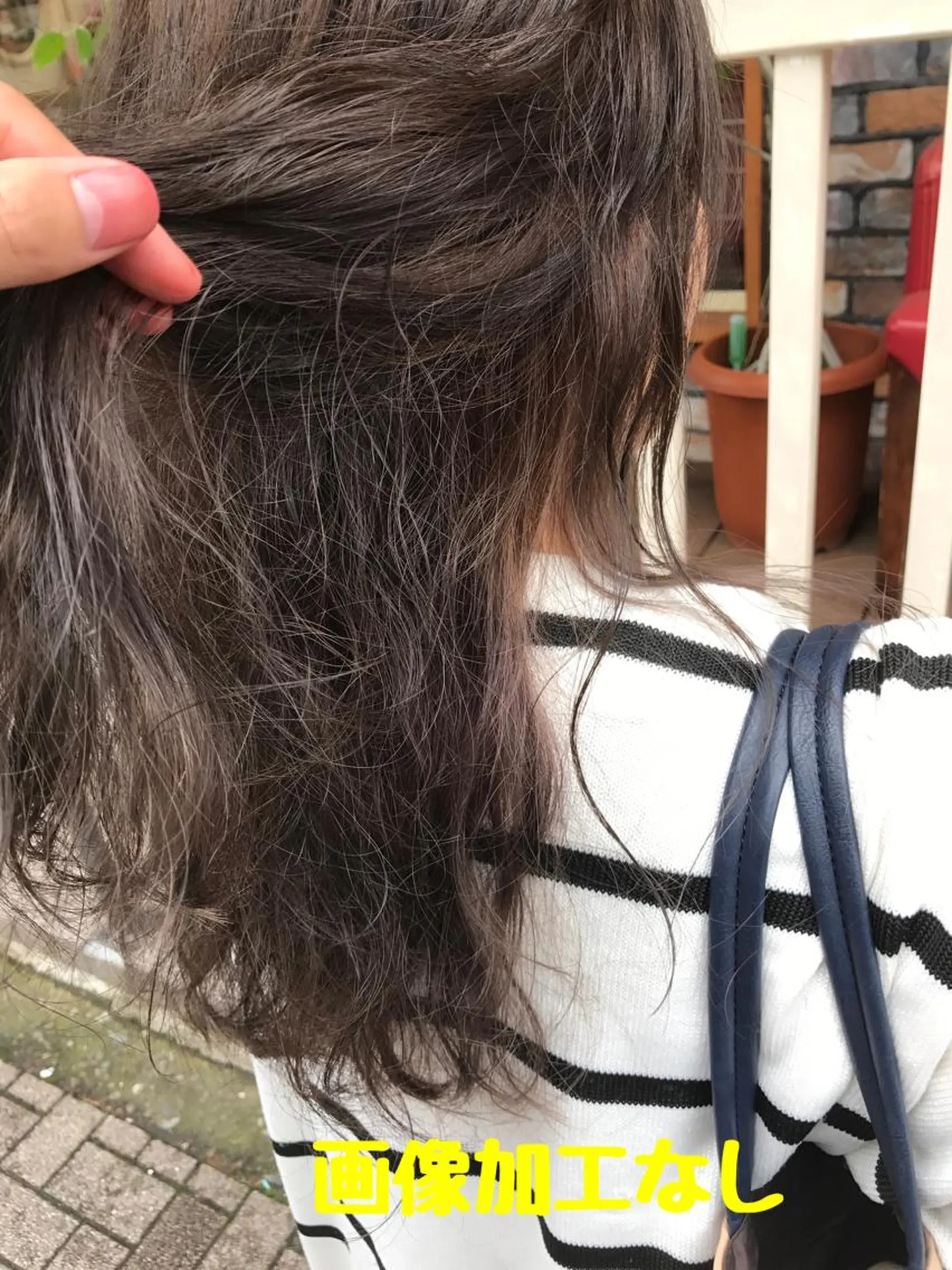ロング カラー グレージュ インナーカラー 平尾 拓也のヘアスタイル