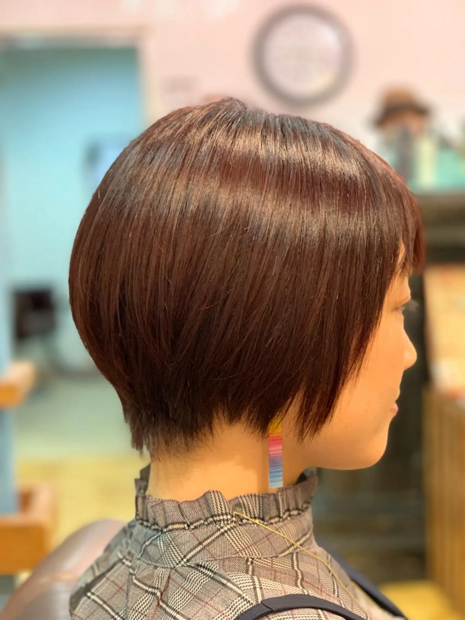 ショート ショートボブ ボブ くびれヘア レイヤーカット ショートヘア カット ヘアカラー 廣瀬 智志のヘアスタイル