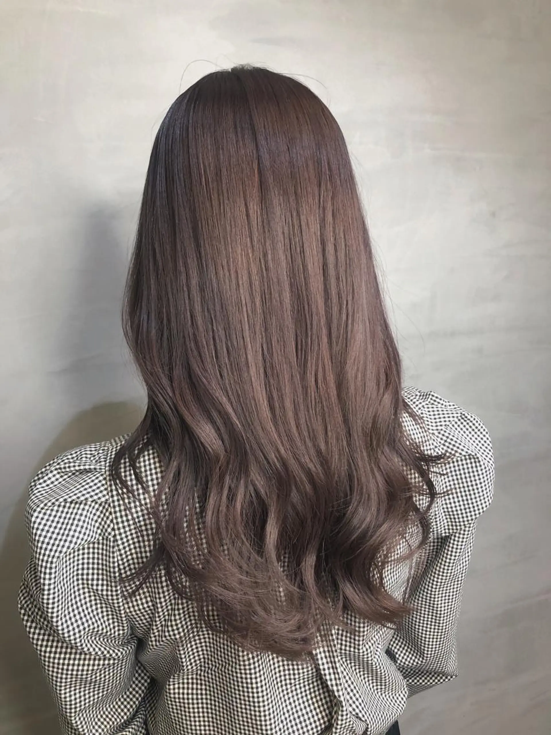 セミロング カラー マンツーマン／韓国 ヘア‎Amiのヘアスタイル