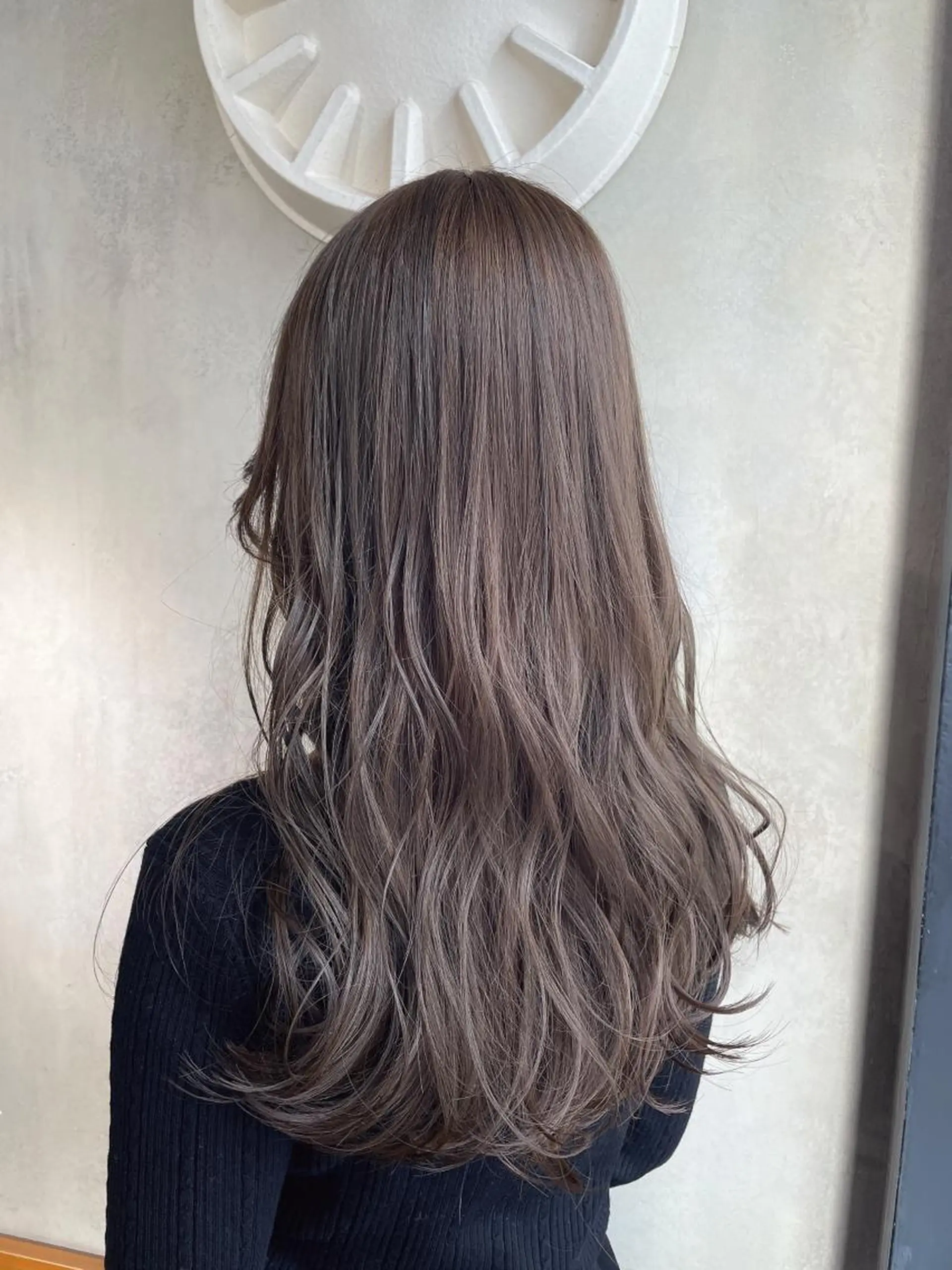 ロング カラー ヘアカラー 梅田美容室 山崎海波のヘアスタイル