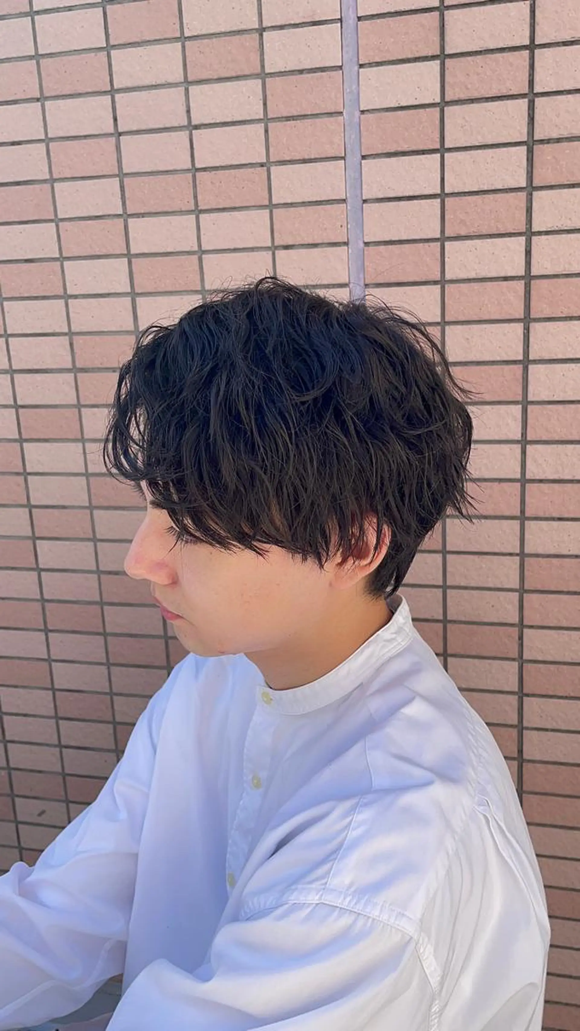 メンズ メンズパーマ 波巻きパーマ SORA所属・徳永涼太郎 SORA麻布十番のヘアスタイル