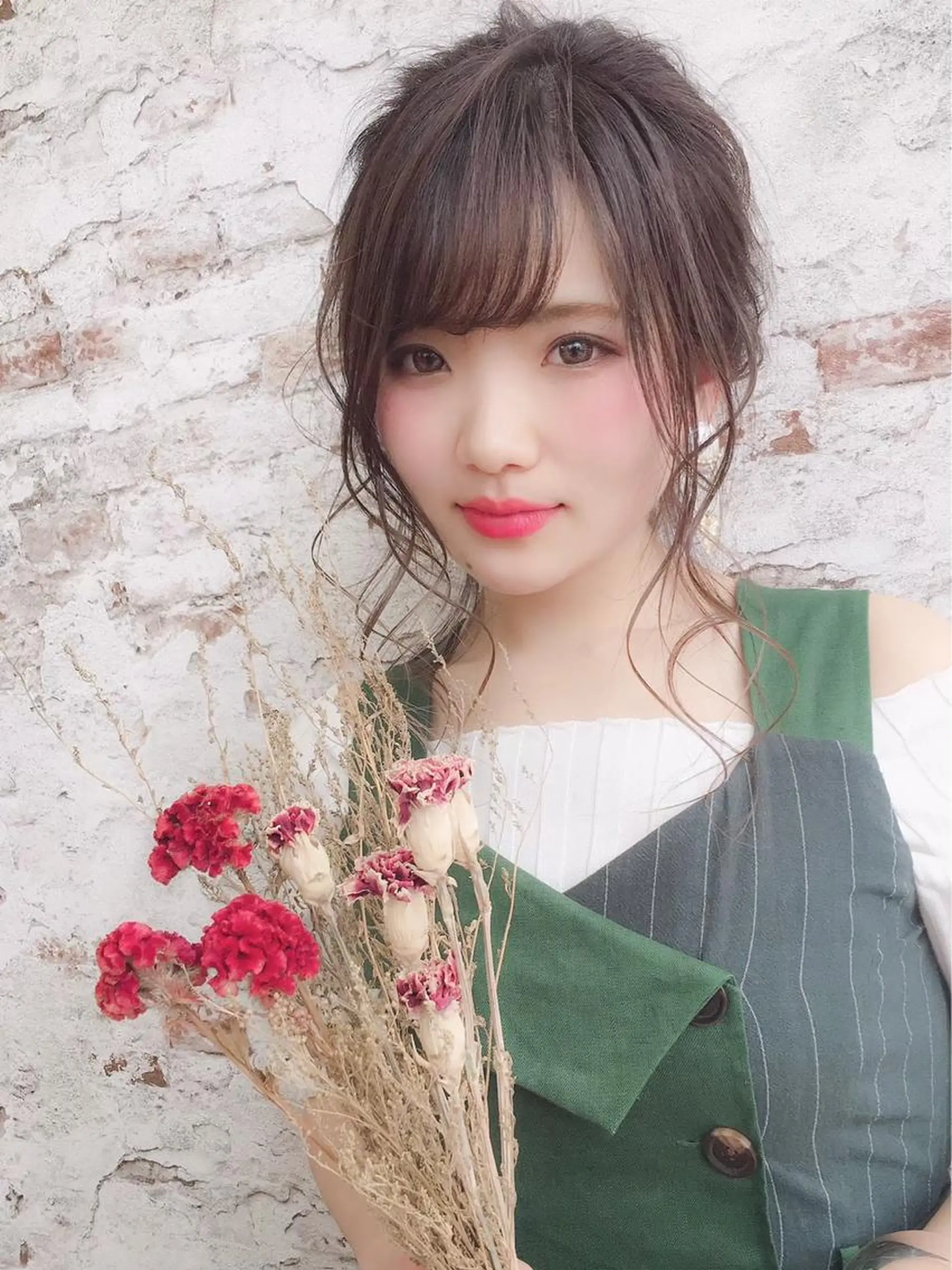 ミディアム ヘアアレンジ 當間 大知のヘアスタイル