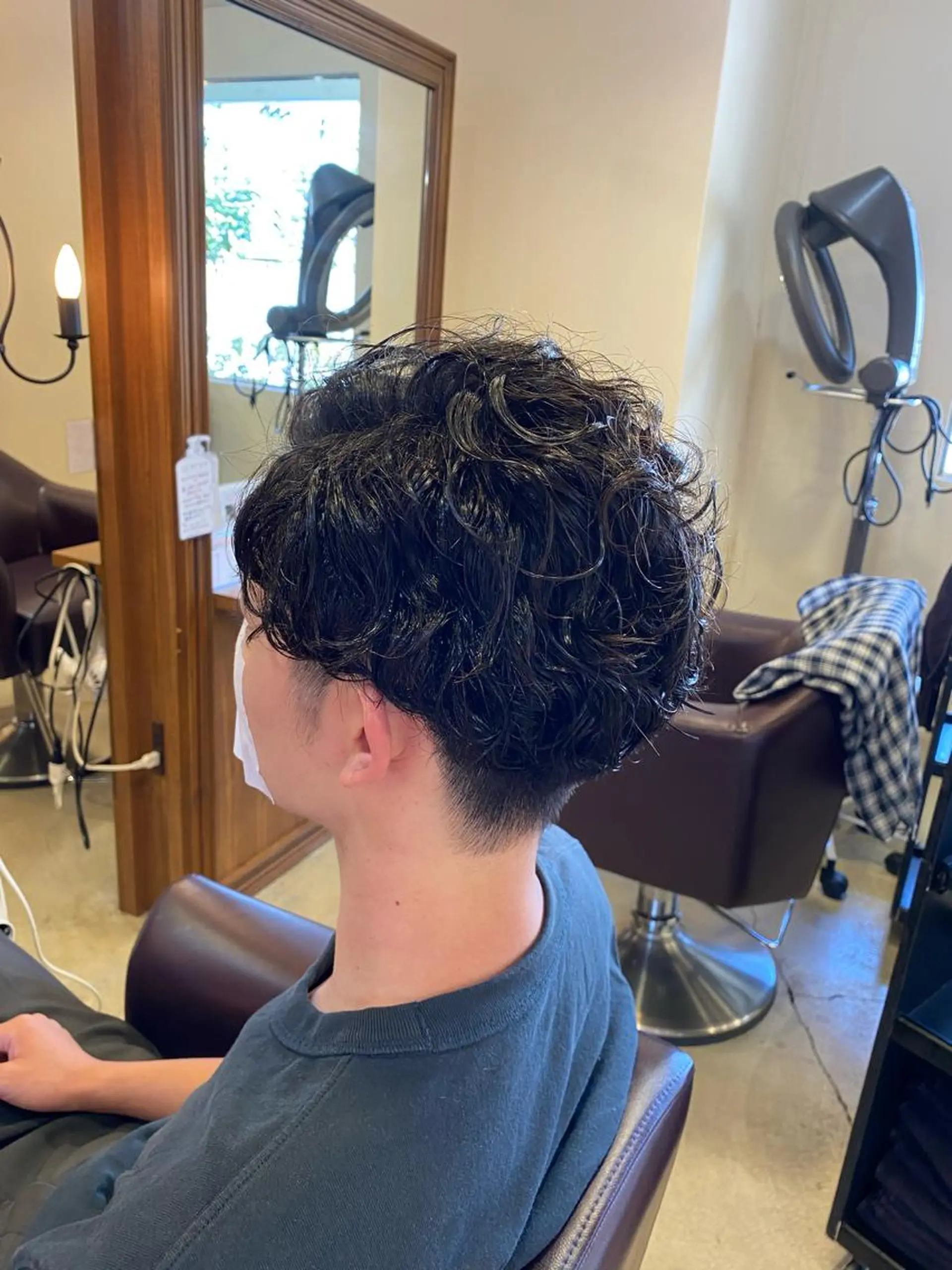 ショート ヘアアレンジ メンズ メンズパーマ SALOWIN京都河原町Suite店所属・外国人風レイヤー/ ハイトーンSHUのヘアスタイル