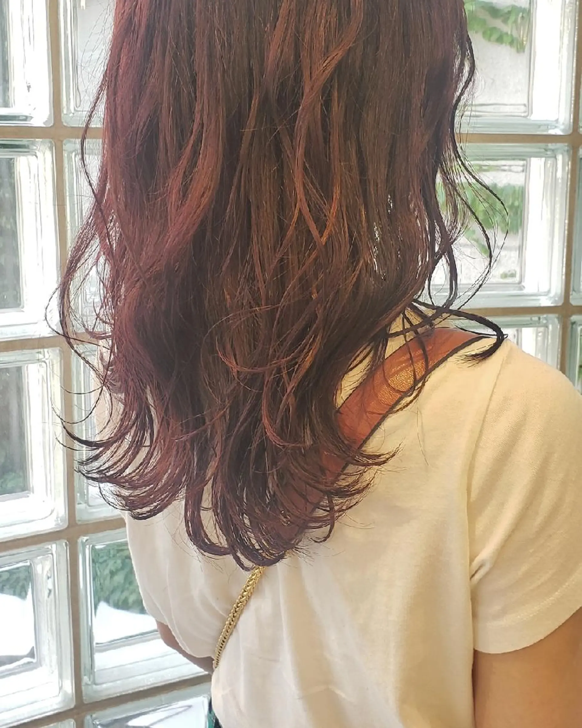 セミロング カラー arrow🖤 もえみのヘアスタイル