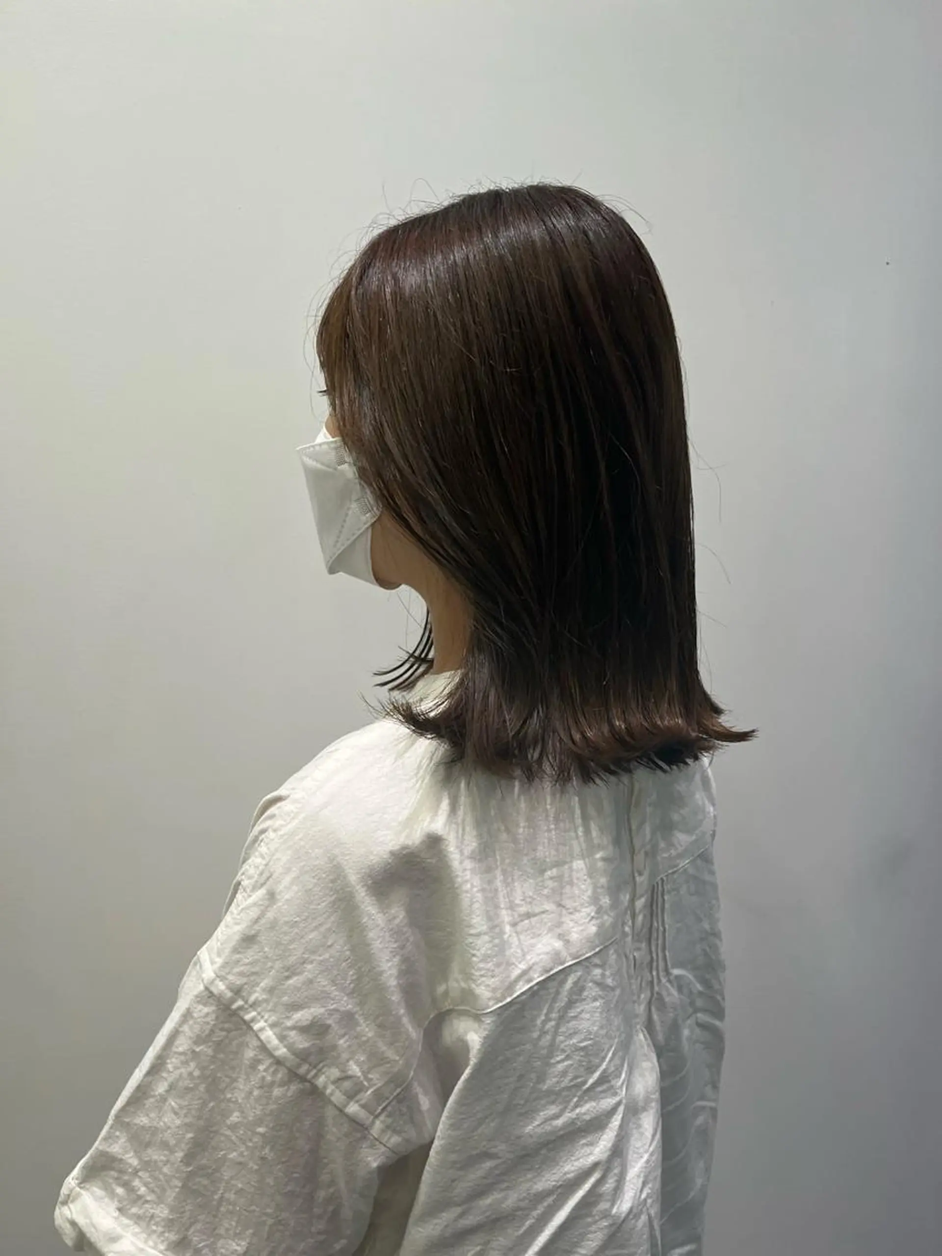 ミディアム カラー グレージュ オリーブグレージュ オリーブグレー くびれヘア 髪質改善 ✨透明感カラー✨ 🦖佐々木未来🦕のヘアスタイル