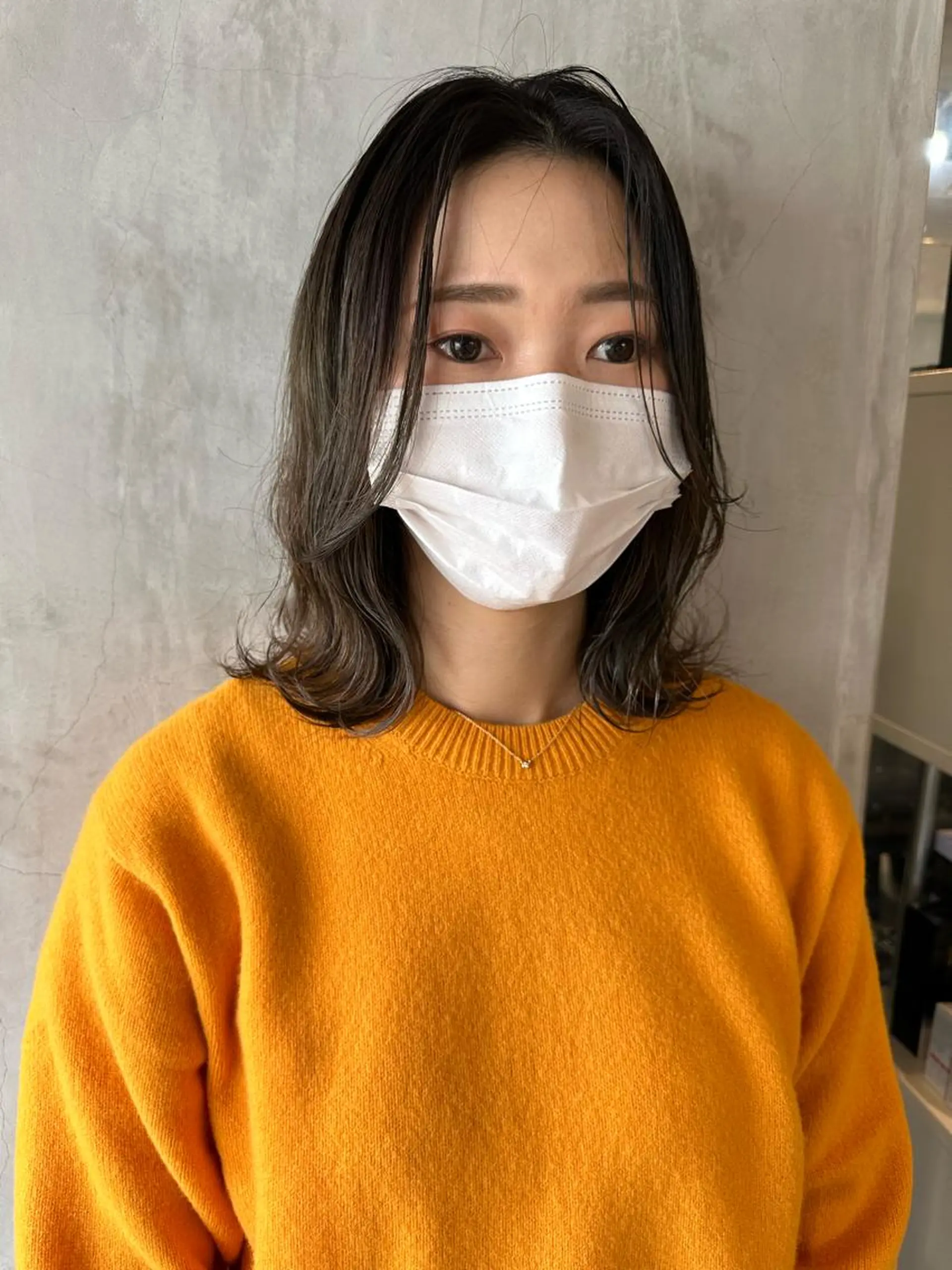 ミディアム カラー ヘアアレンジ エギョモリ stylist/蛯谷 珠里のヘアスタイル