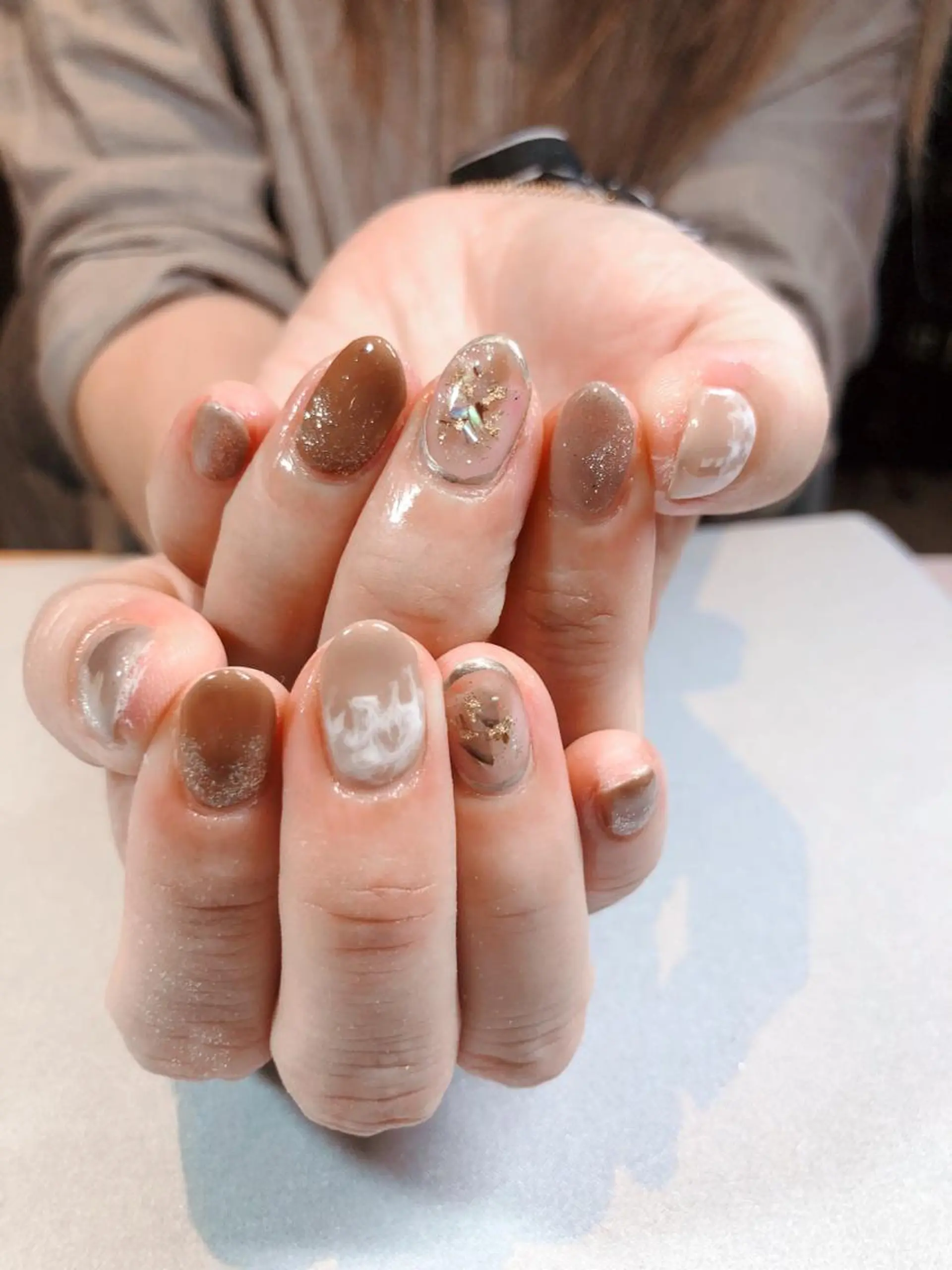 ネイル iiloo aromaworksのネイルデザイン