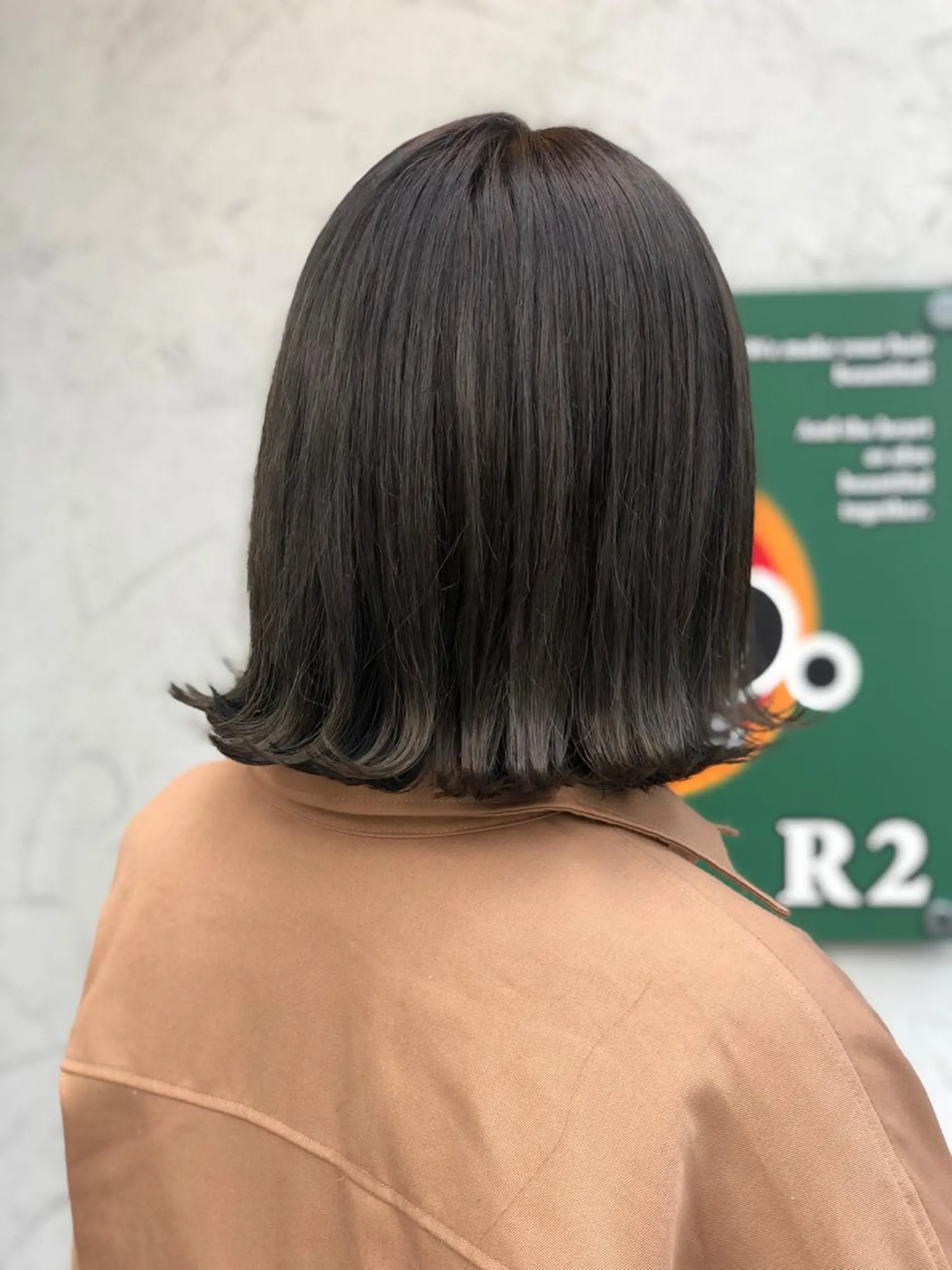 ミディアム カット ヘアカラー 國次 夕貴のヘアスタイル