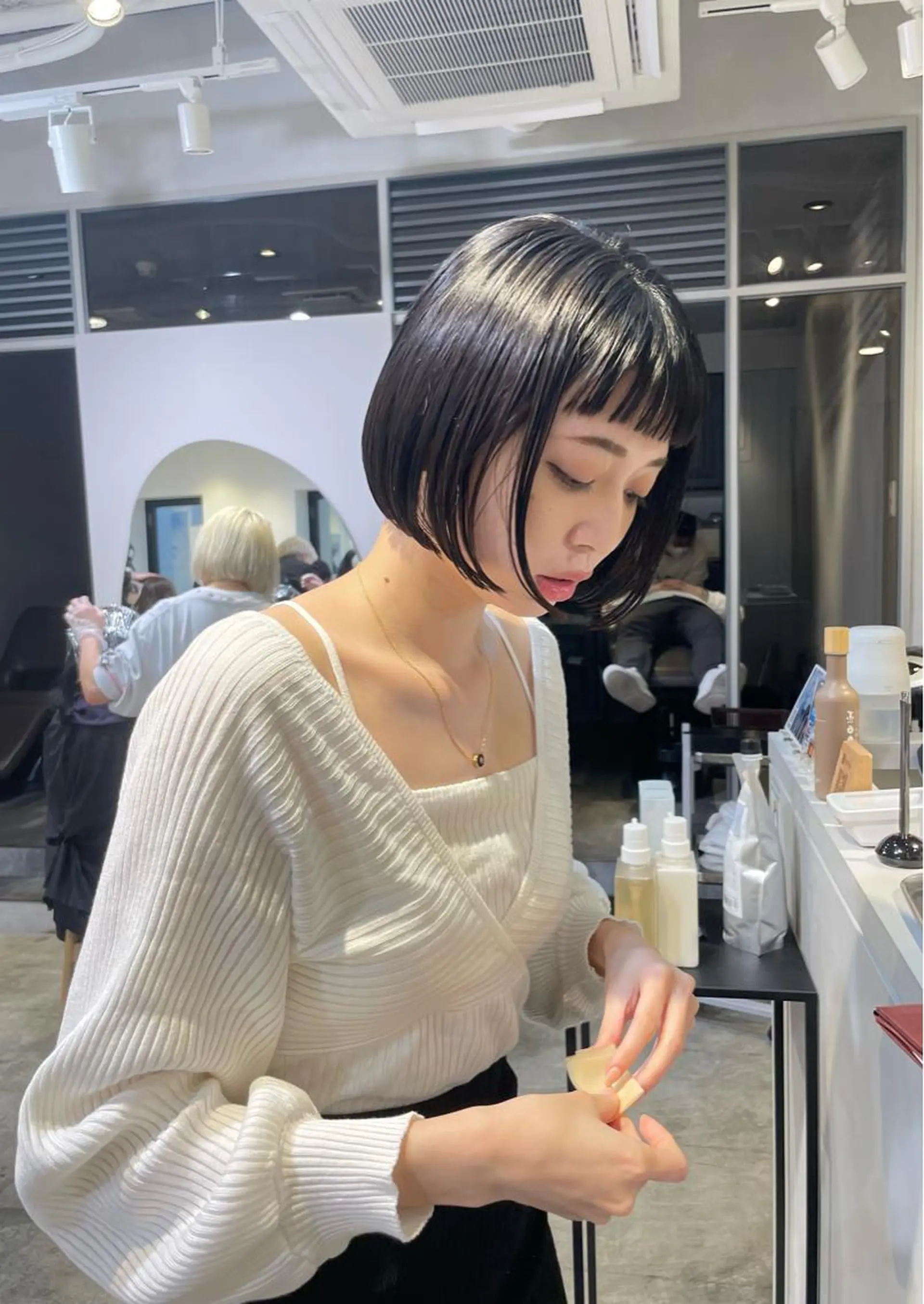 ショート ボブ 斉藤 瑞恵のヘアスタイル