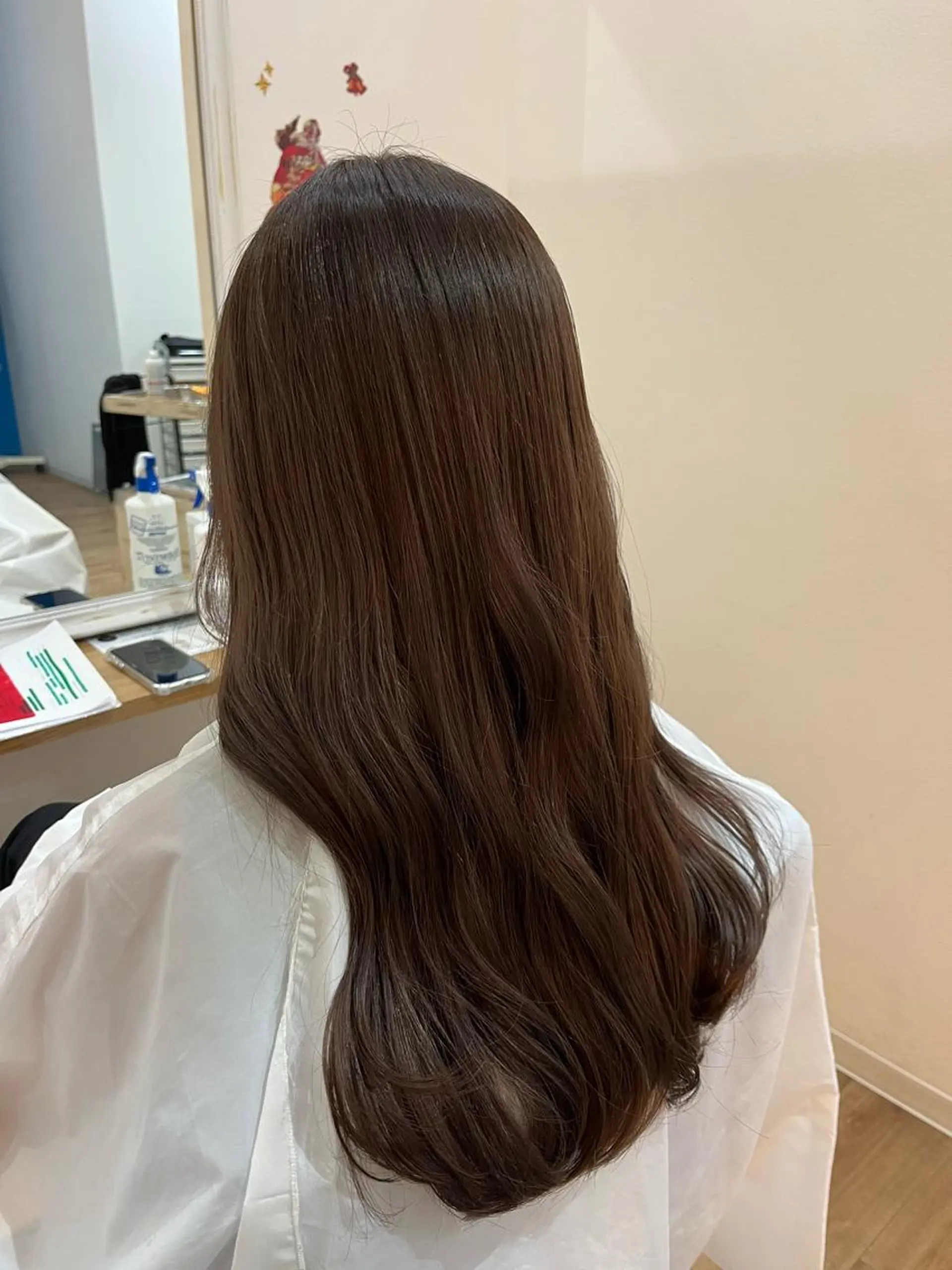 ロング カラー ブラウンカラー ヘアカラー FENICE on the beach所属・タニ ヒナタのヘアスタイル