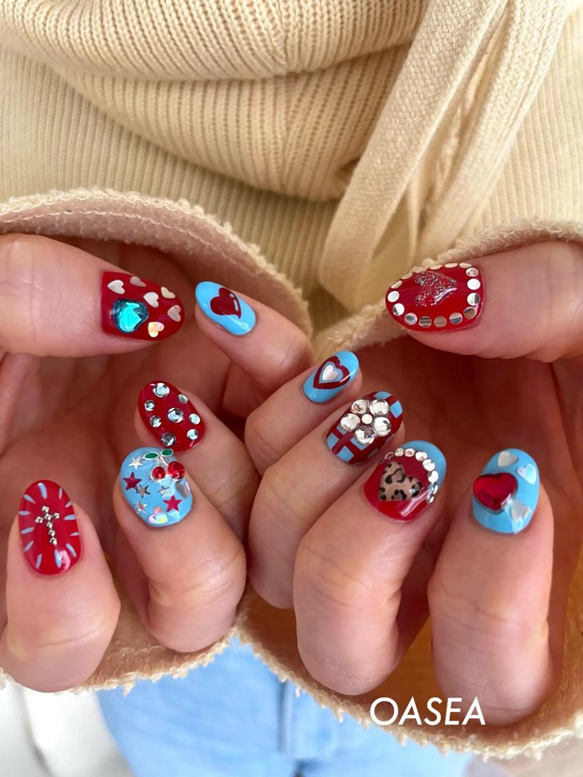 ネイル ハンドネイル 🌞💜 KAORI 🌴のネイルデザイン