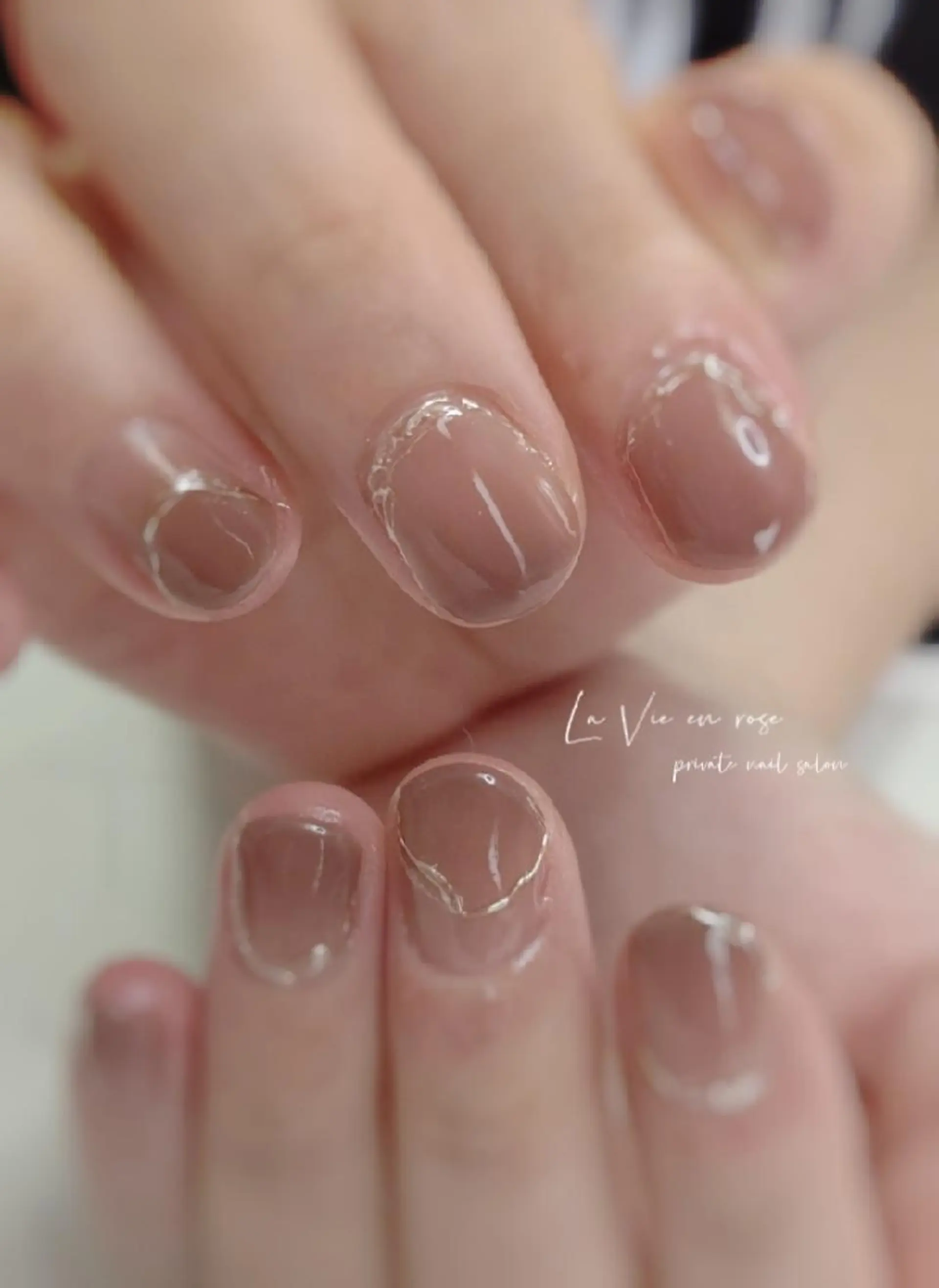 ネイル ラヴィアン ローズのネイルデザイン