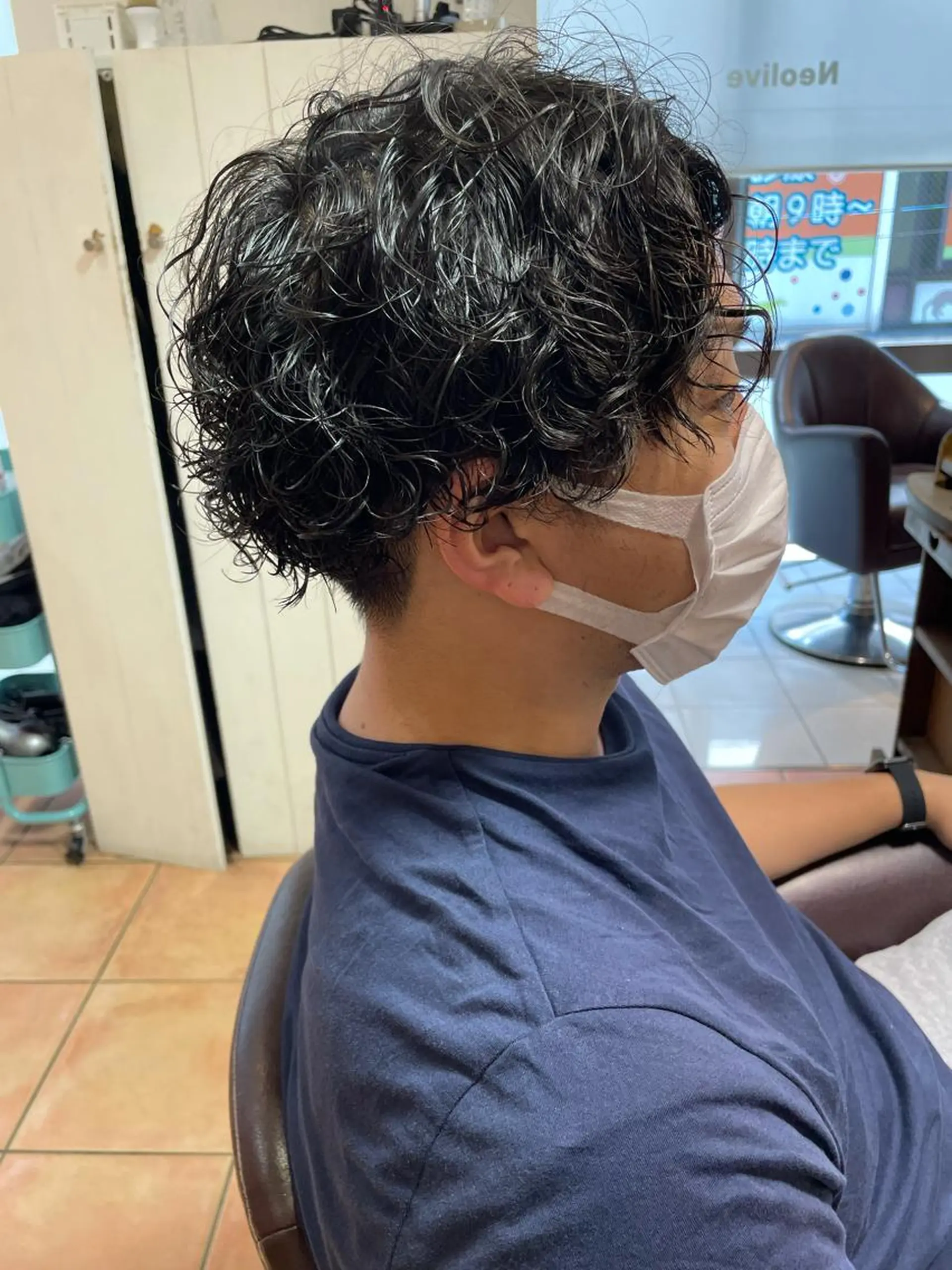 ショート パーマ メンズ 辻堂メンズ特化 YU-YAのヘアスタイル