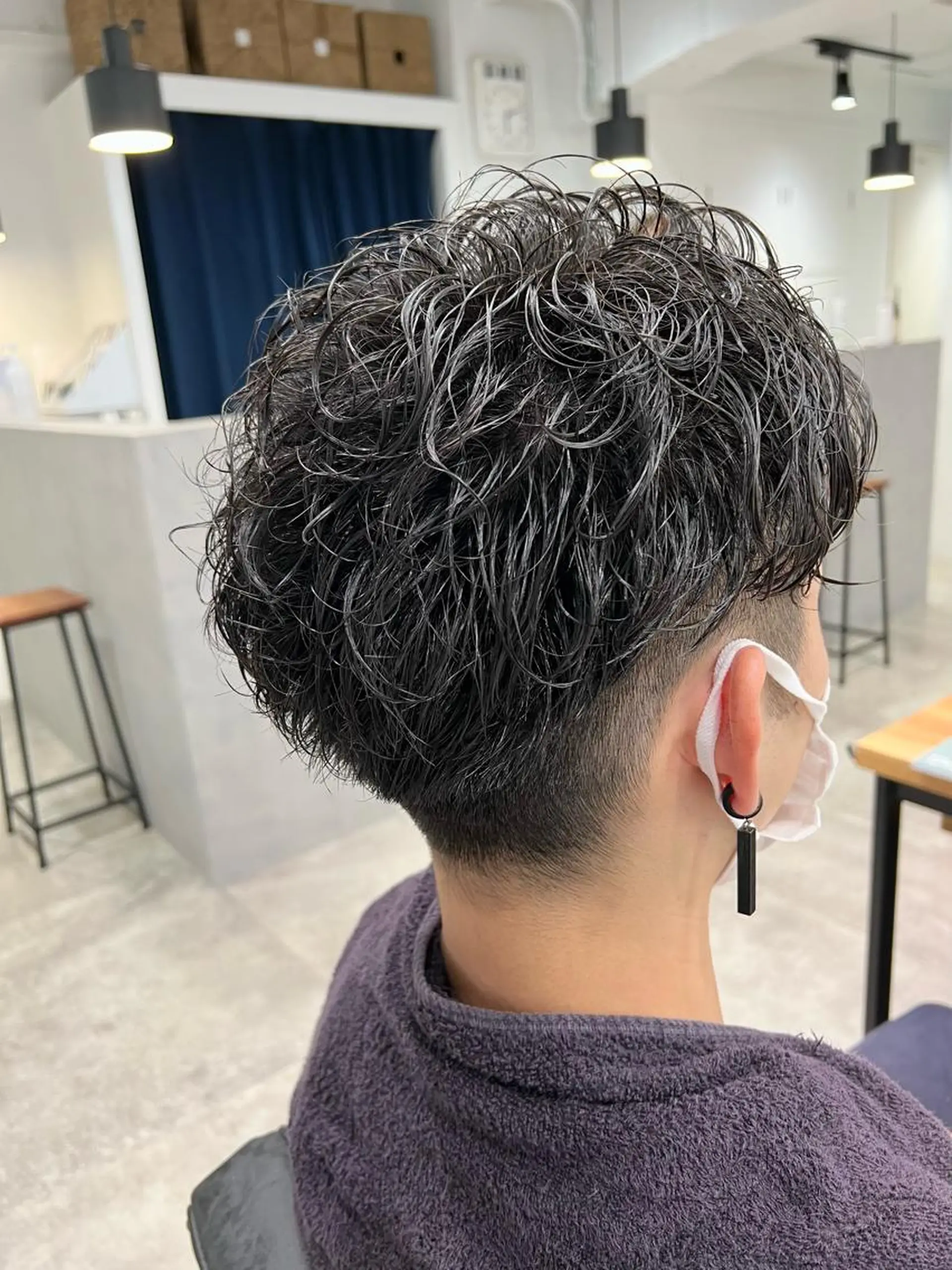 ショート パーマ メンズ カット ショート&ボブ✂️ 宮島 祐太のヘアスタイル