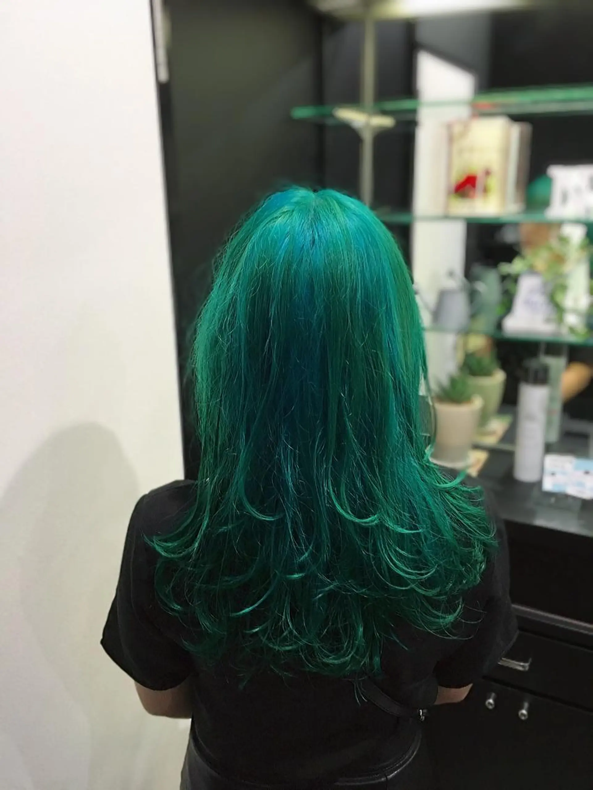 ロング カラー パーマ ヘアアレンジ Hair design Na.B所属・ジユン 지윤のヘアスタイル