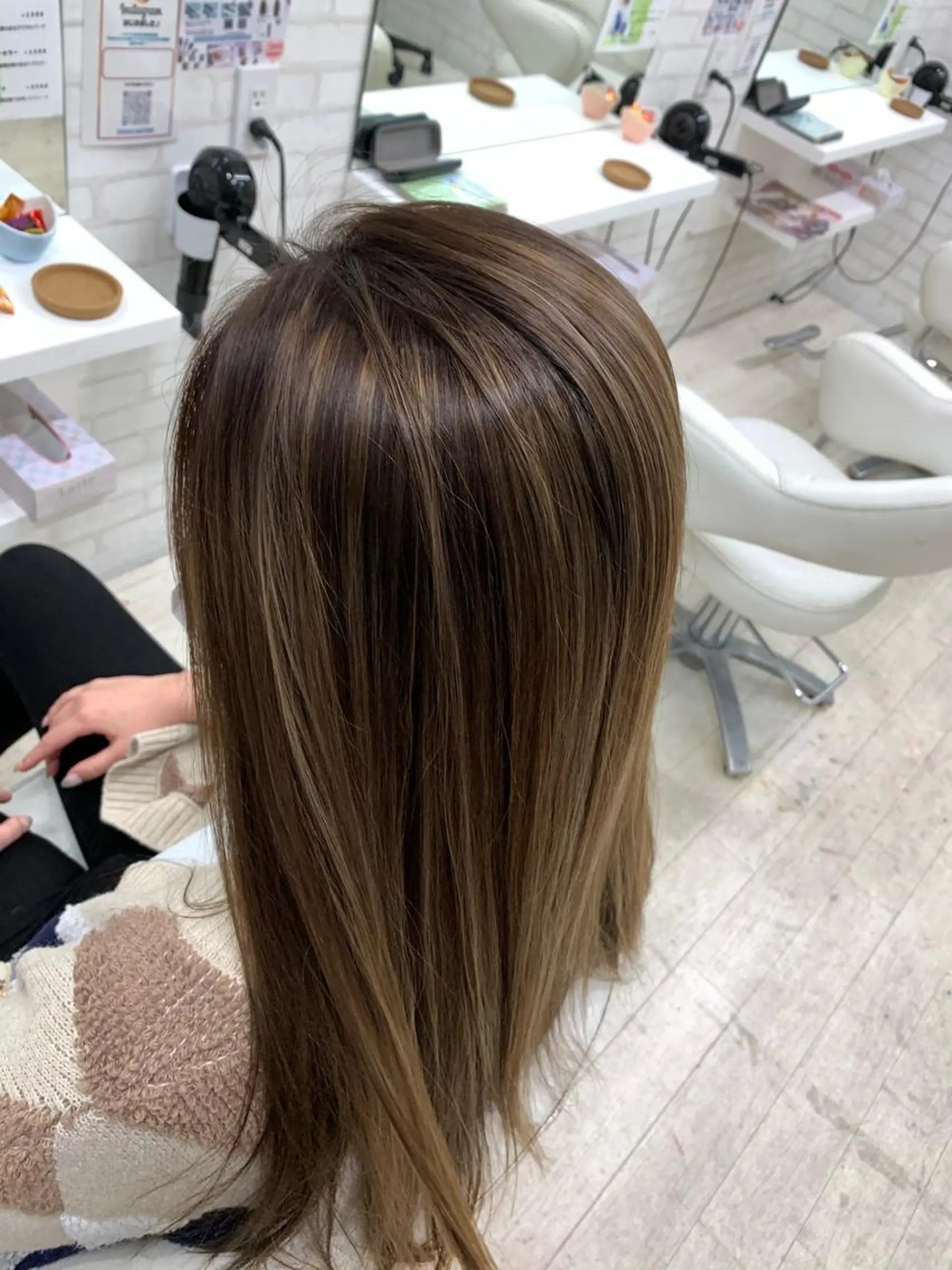 ロング カラー 大橋 一智のヘアスタイル
