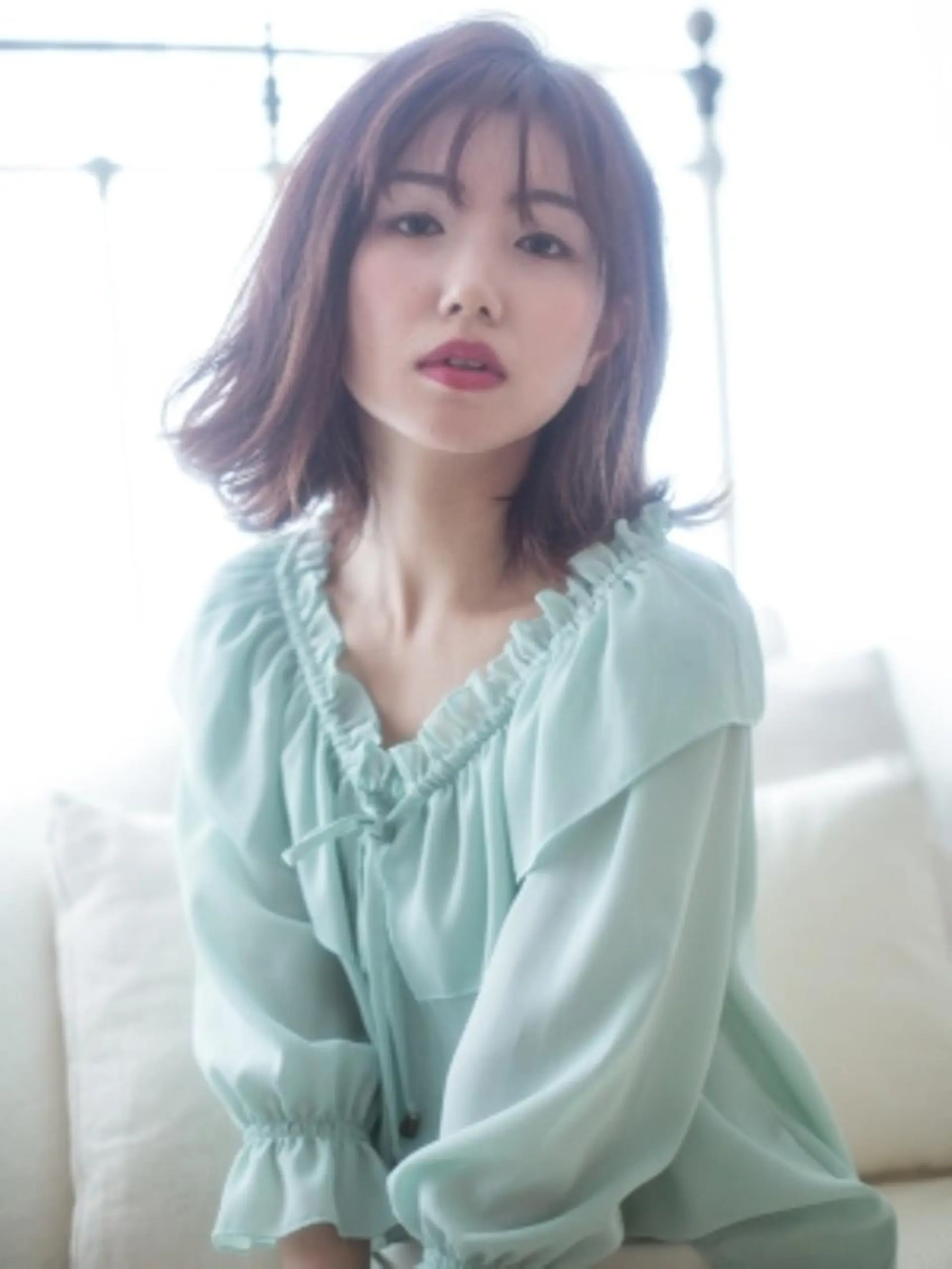 ミディアム カラー パーマ amie所沢駅 プロペ通り店【アミ】のヘアスタイル