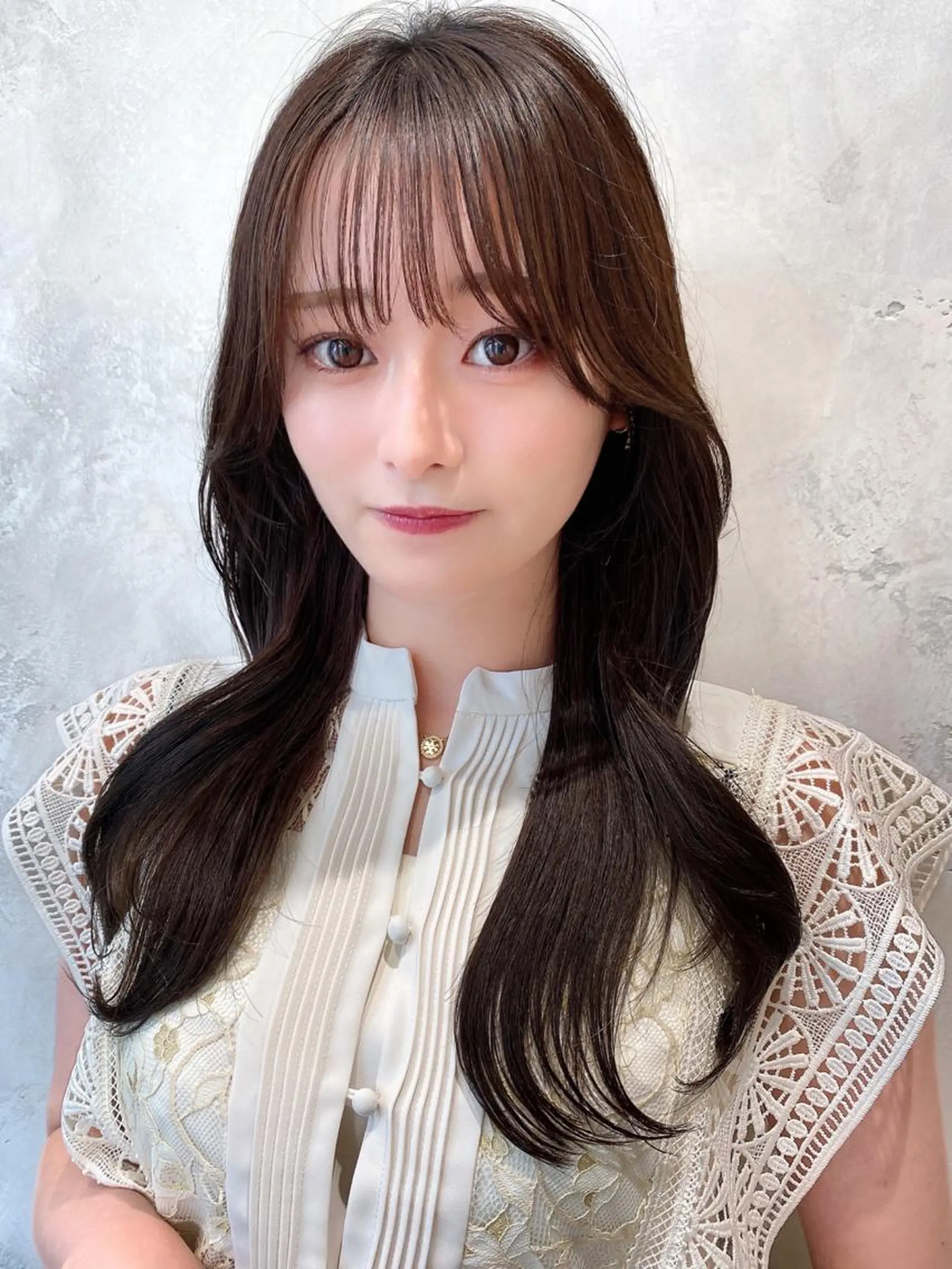 セミロング カラー ベージュカラー ブラウンカラー ブラウンベージュ くびれヘア 顔周りカット カット ヘアカラー トリートメント 顔周り/くびれヘア 韓国ヘア💕風間るなのヘアスタイル