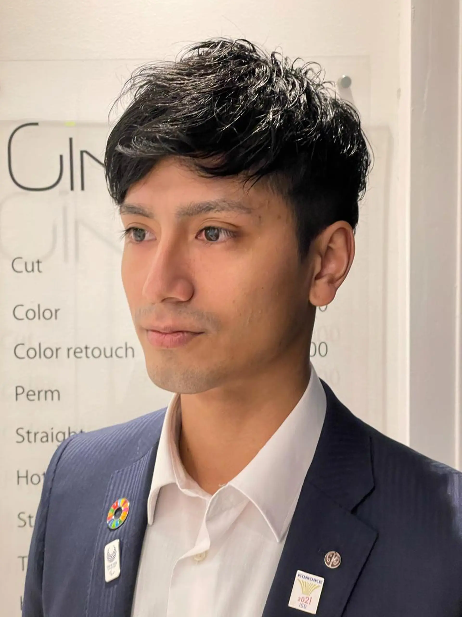 ショート メンズ メンズショート ショートヘア CiNEMA daikanyama所属・透明感カラー🫧 今泉健太のヘアスタイル