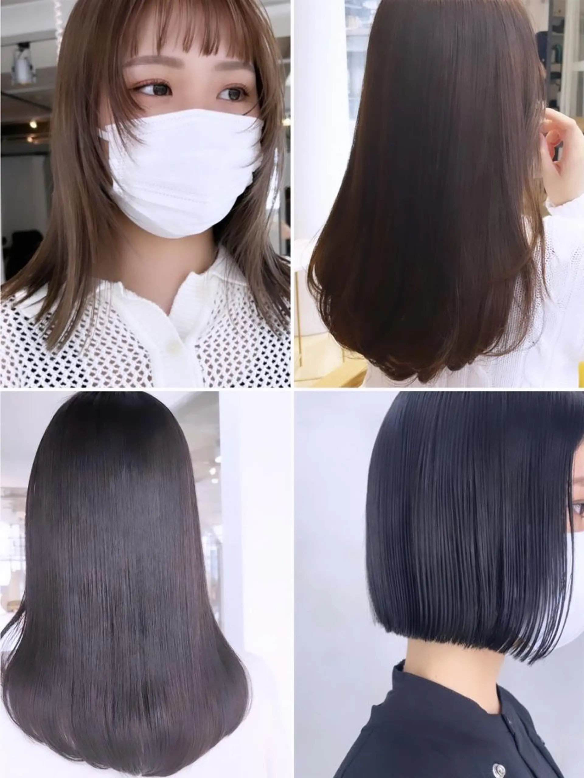 セミロング カラー パーマ ネイル マツエク・マツパ アイブロウ yelm ［official］のヘアスタイル