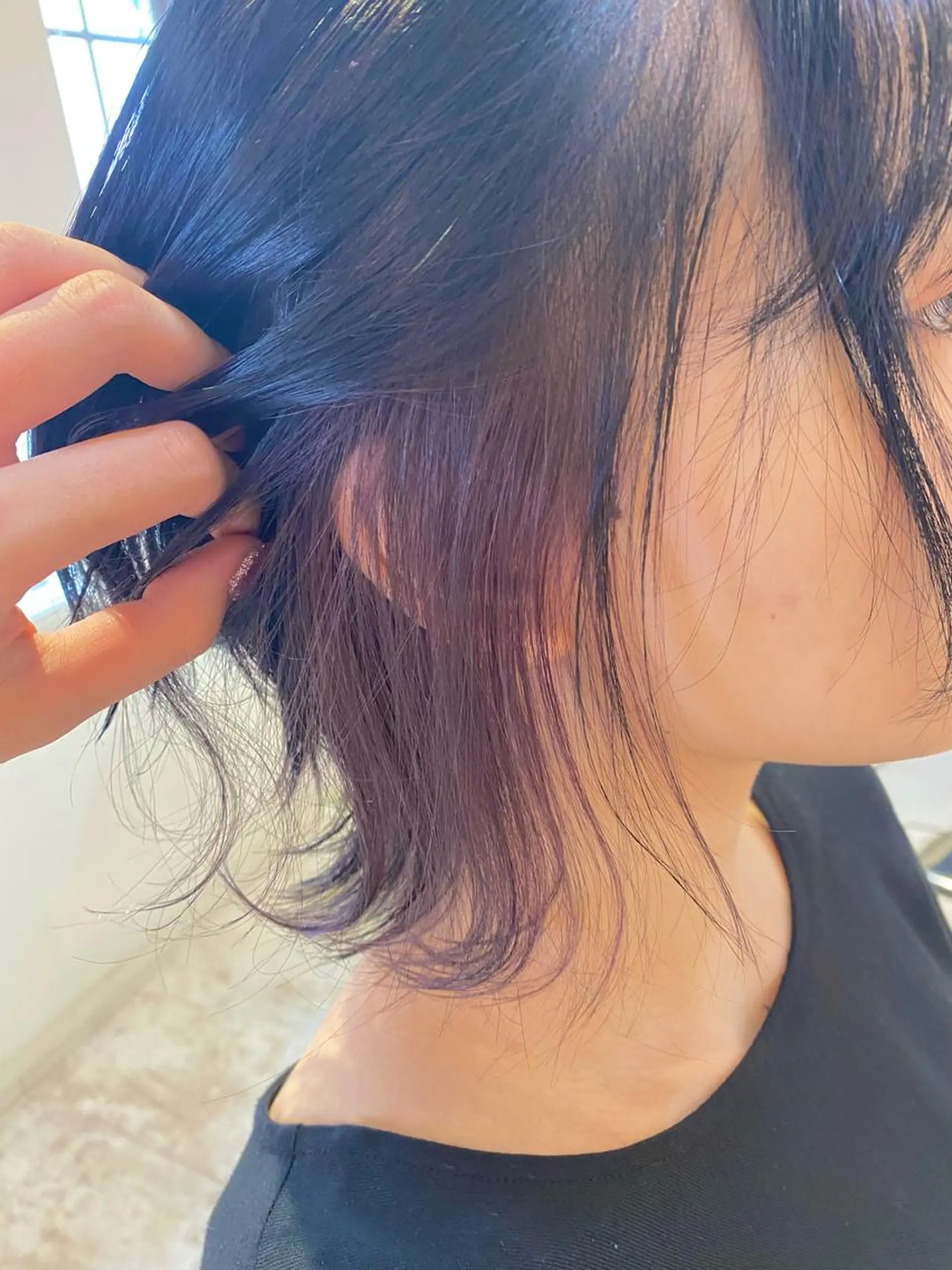 ミディアム カラー ヘアアレンジ Design Color🐰アユミのヘアスタイル