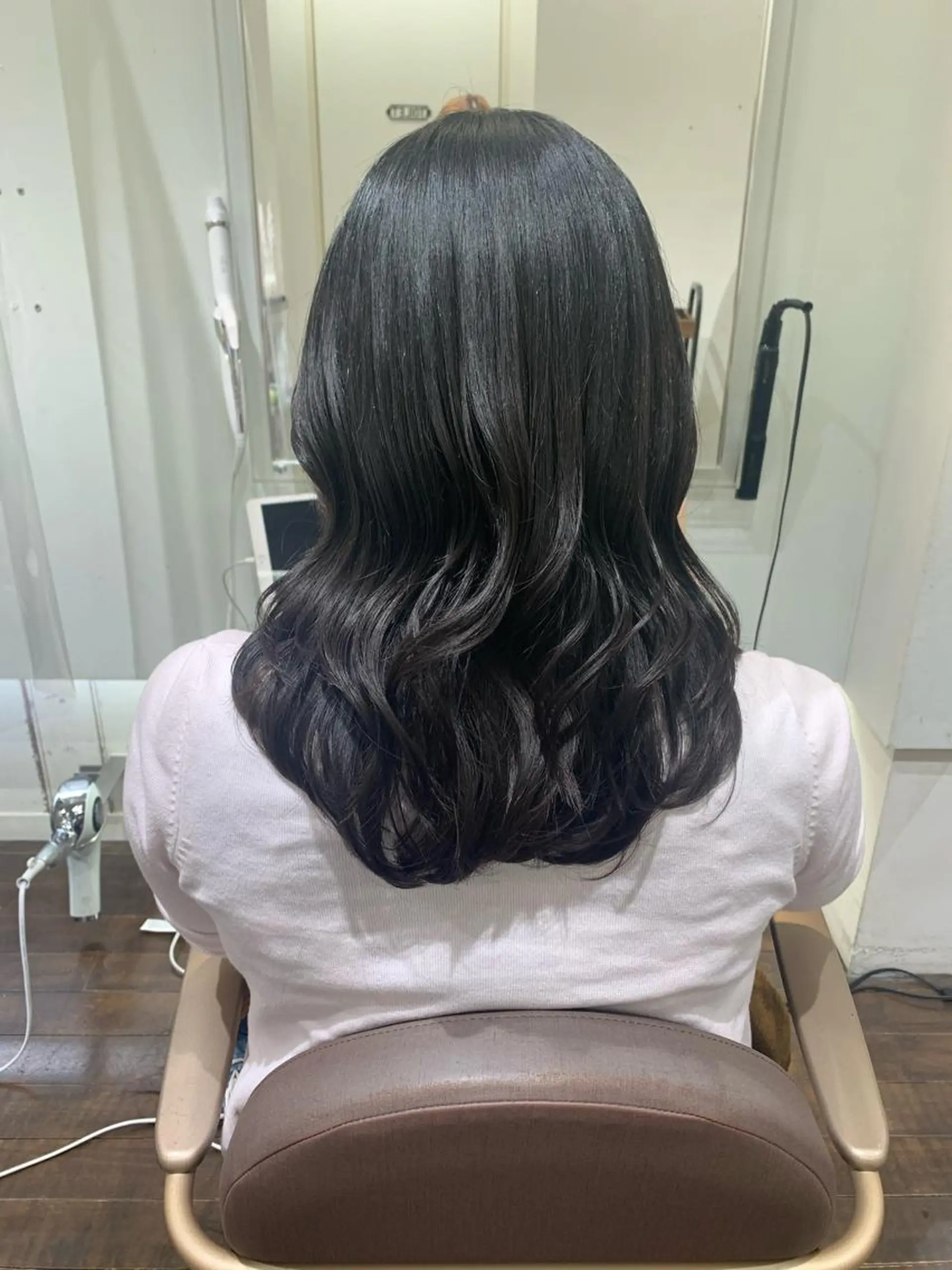 ミディアム GO TODAY シェアサロン 銀座Arc店所属・デジタルパーマ🫧 韓国風ヘア🫧サクラのヘアスタイル