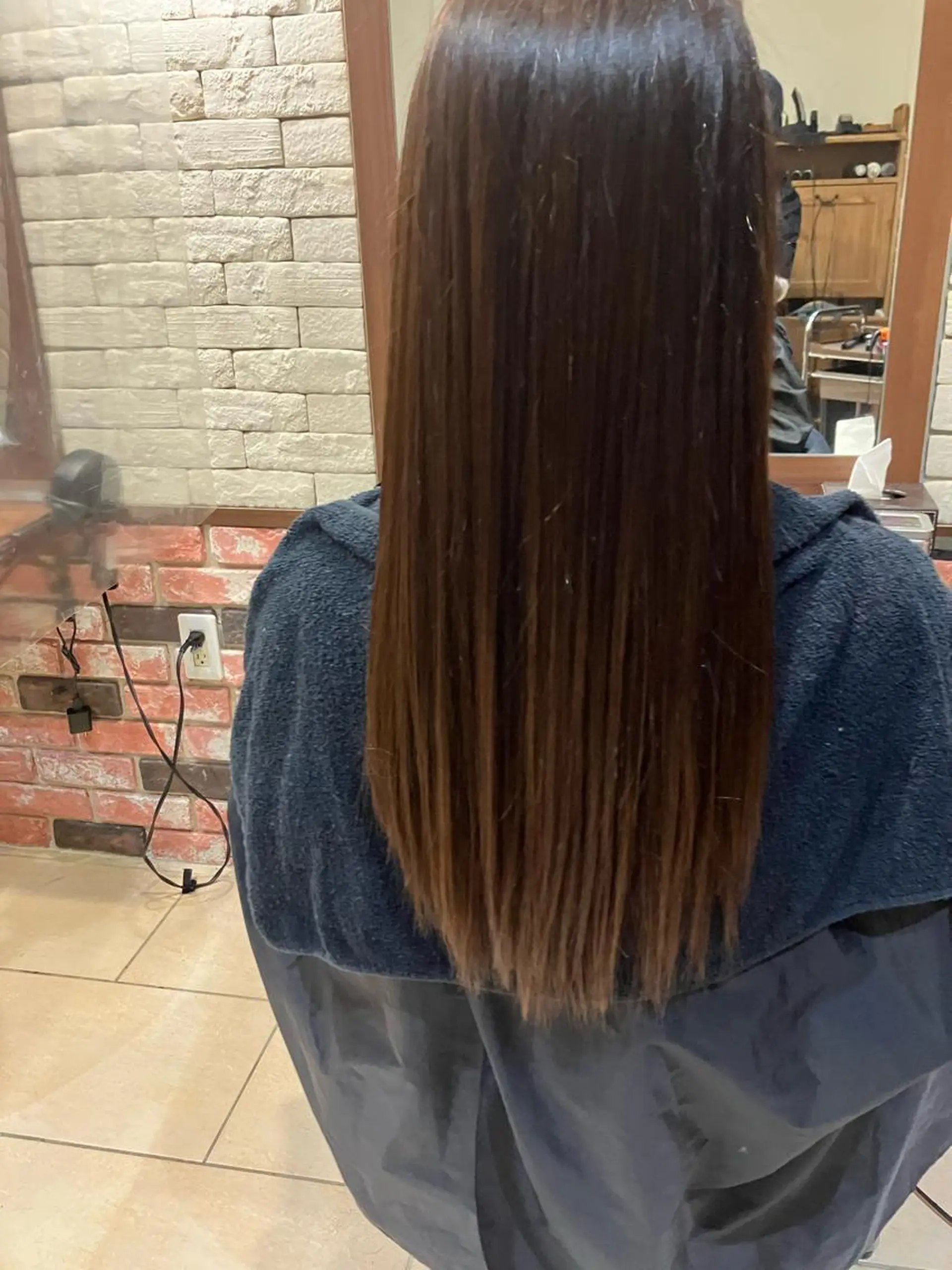 ロング カット 縮毛矯正 トリートメント LIME HAIR DESIGN所属・髪質改善 LIME 長野駅のヘアスタイル